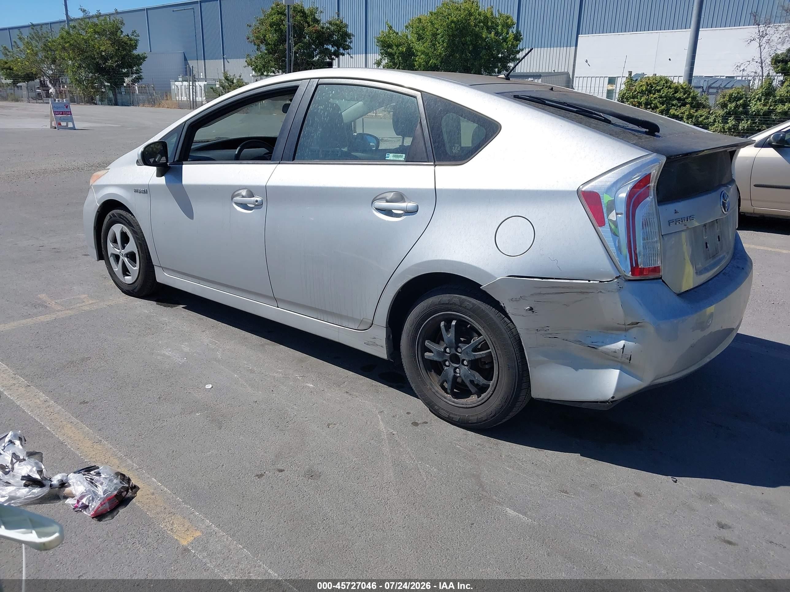 2013 Toyota Prius Two Silver vin: JTDKN3DU4D0343697