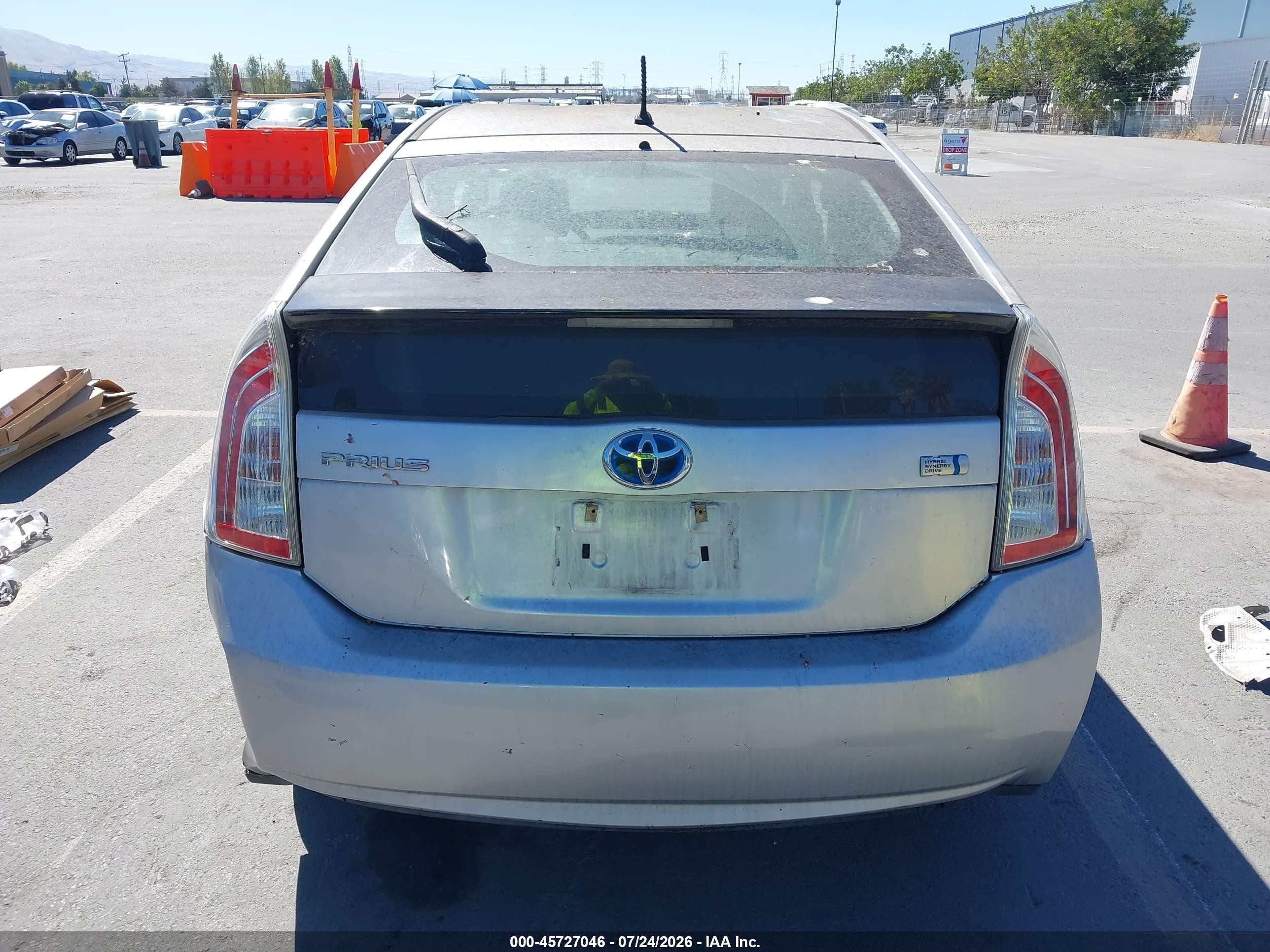 2013 Toyota Prius Two Silver vin: JTDKN3DU4D0343697