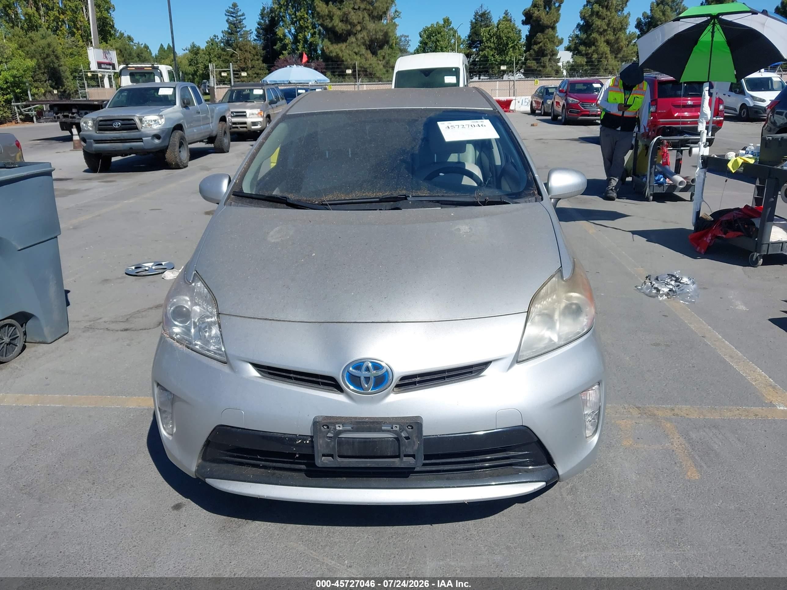 2013 Toyota Prius Two Silver vin: JTDKN3DU4D0343697