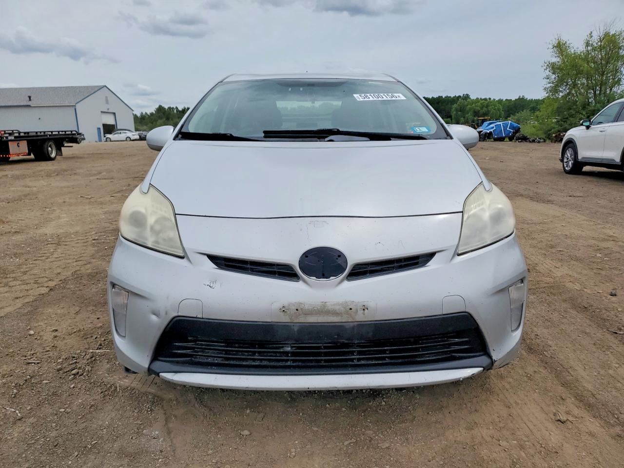 2013 Toyota Prius Two Silver vin: JTDKN3DU4D0349936