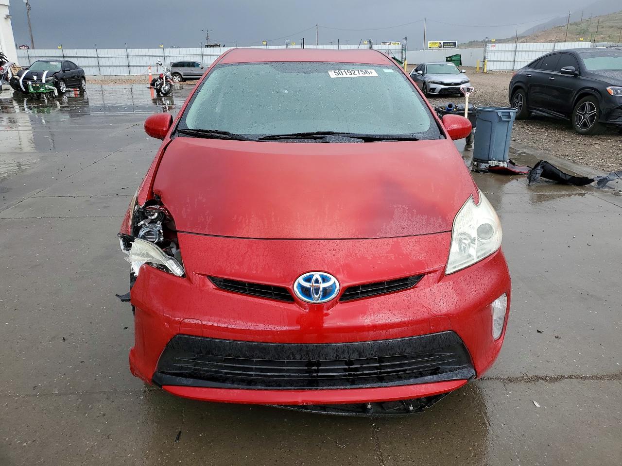 2013 Toyota Prius Two Red vin: JTDKN3DU4D1636963