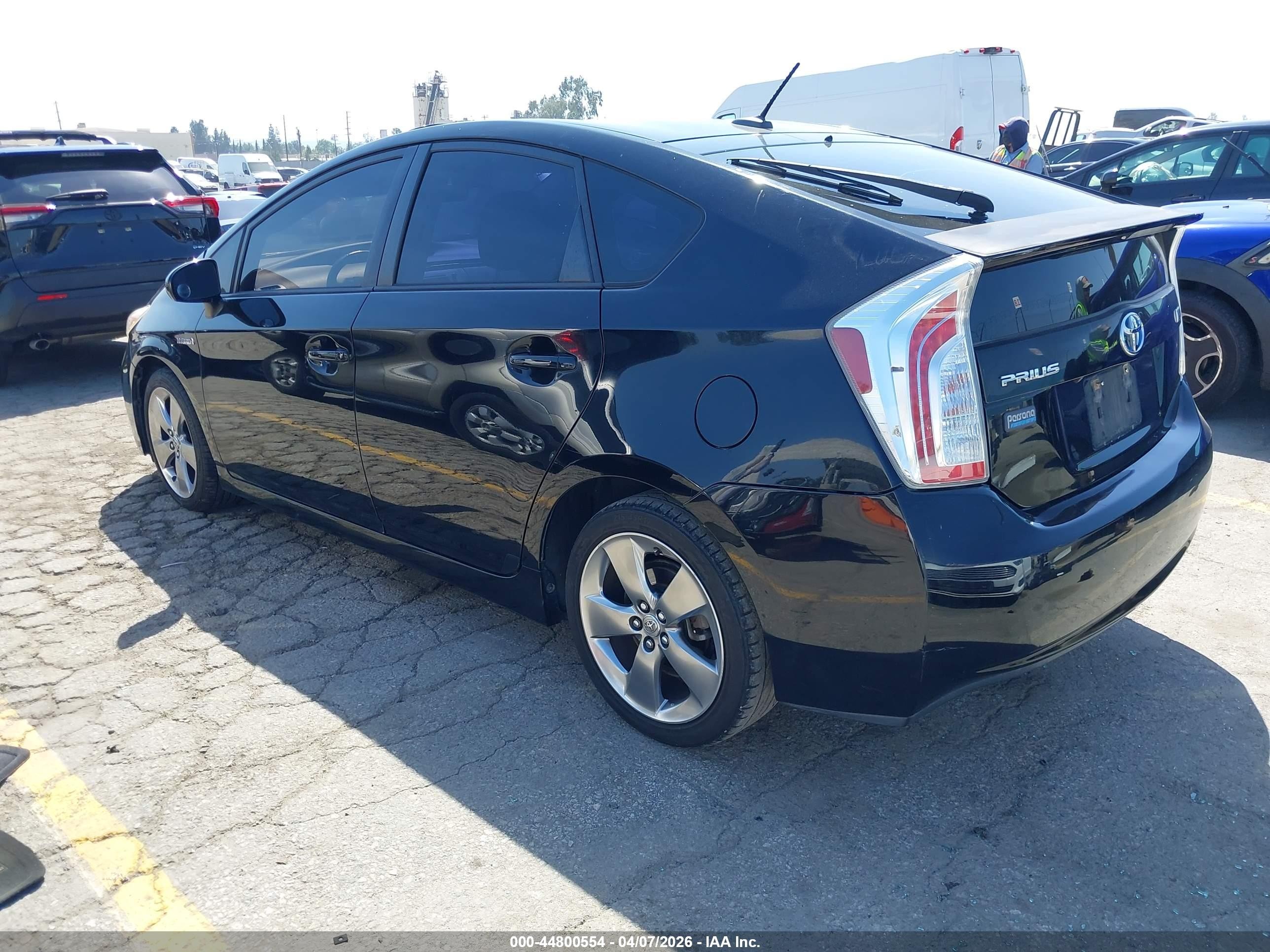 2013 Toyota Prius Three Se Black vin: JTDKN3DU4D1649454