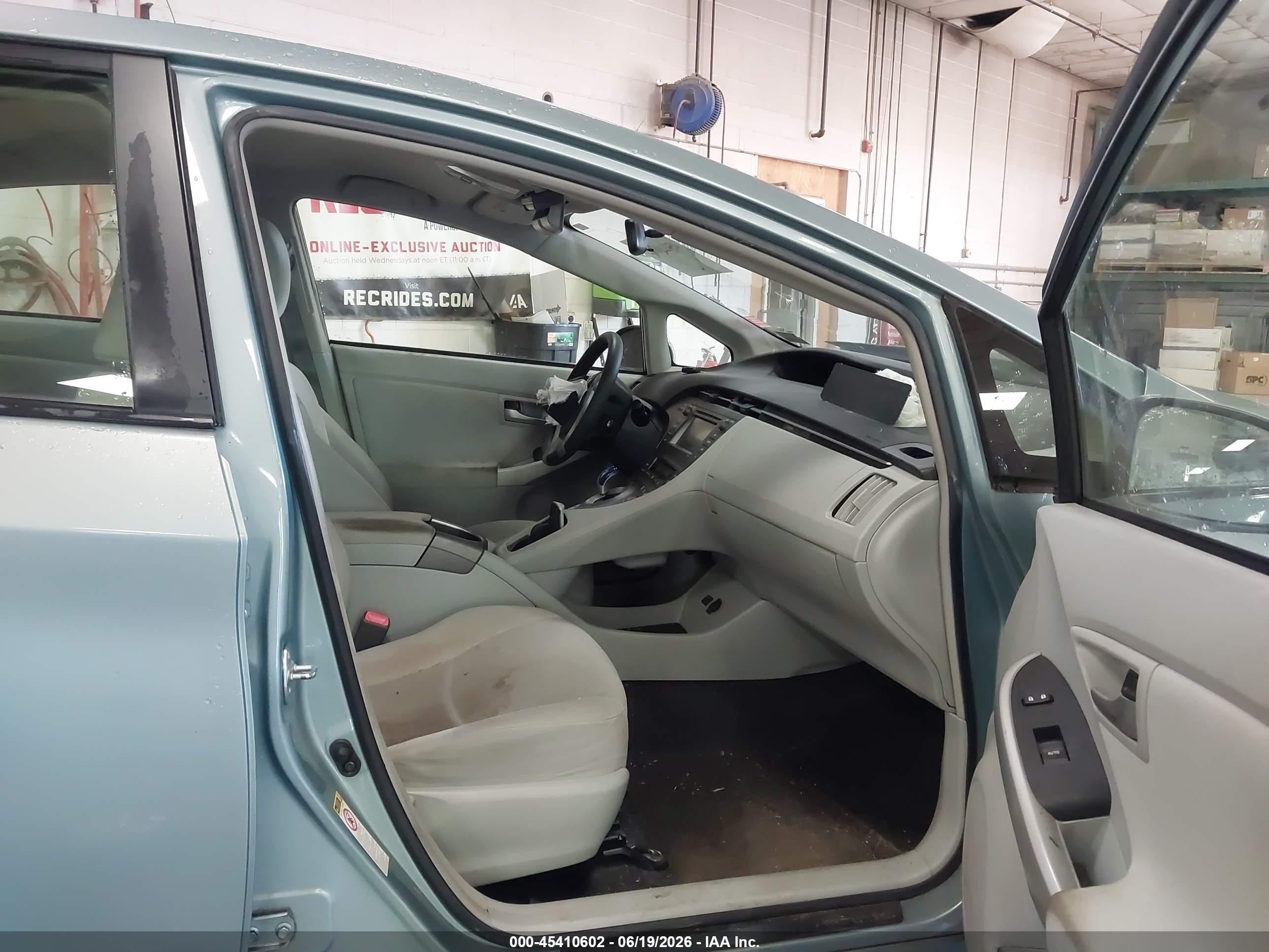 2013 Toyota Prius Two Light Blue vin: JTDKN3DU4D1669977