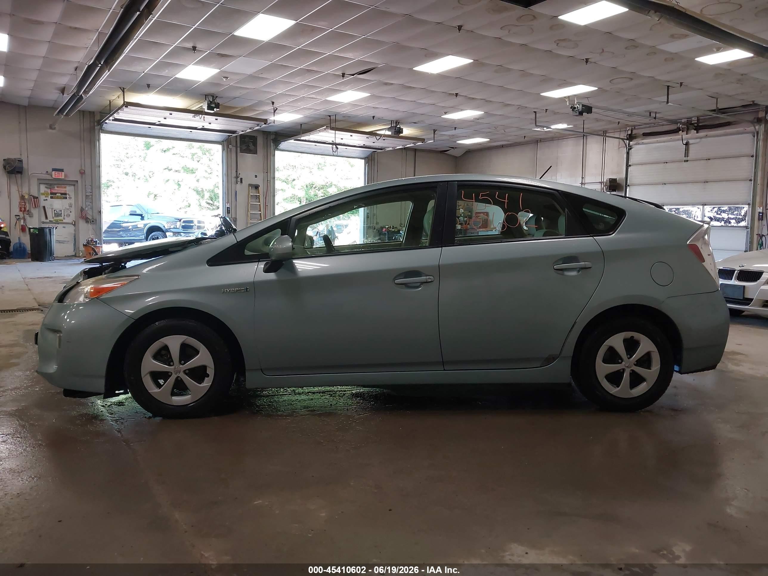 2013 Toyota Prius Two Light Blue vin: JTDKN3DU4D1669977