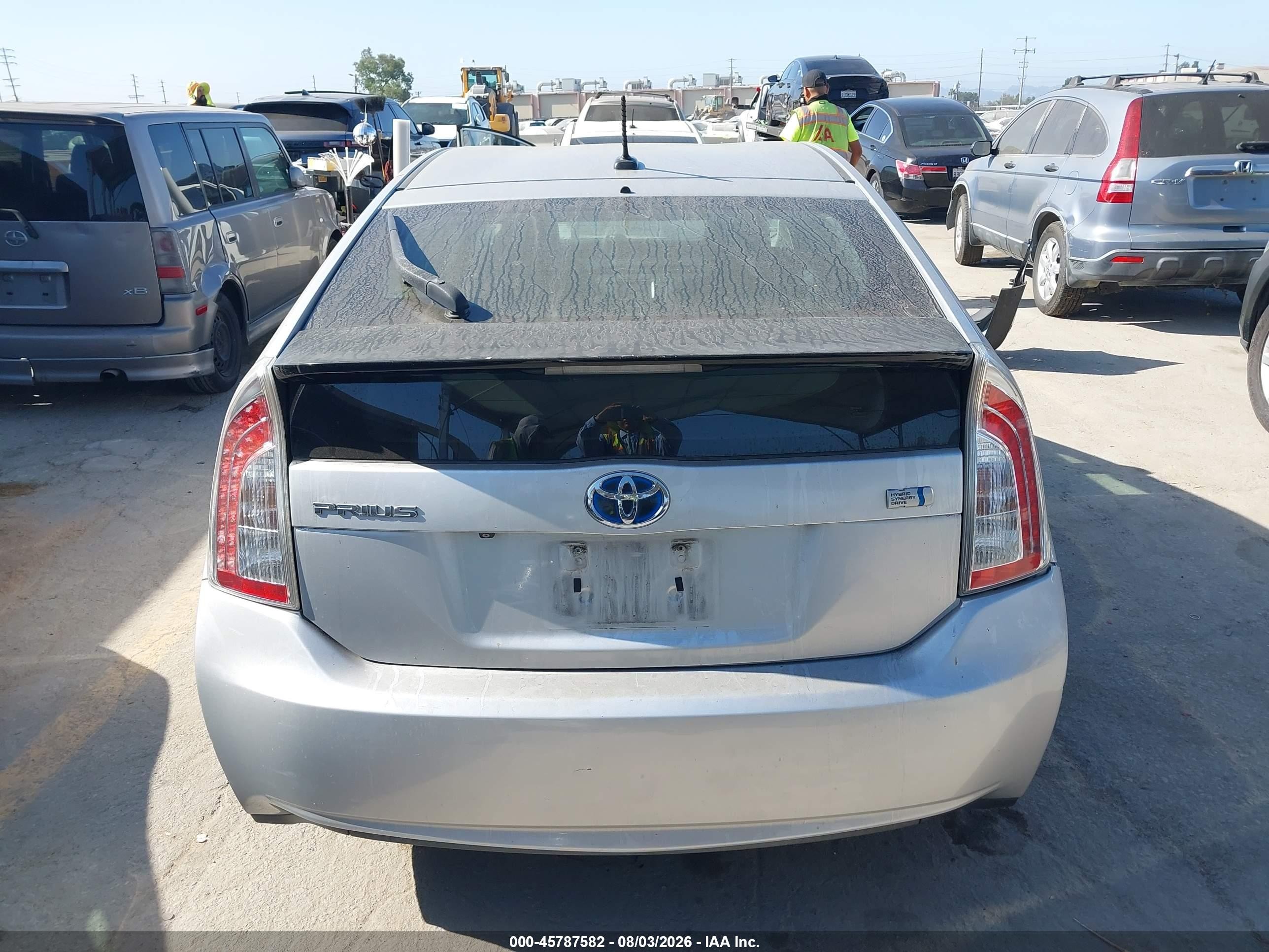 2013 Toyota Prius Four Silver vin: JTDKN3DU4D1675326