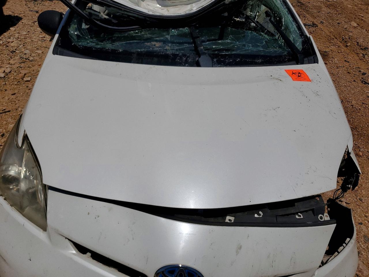 2013 Toyota Prius Three White vin: JTDKN3DU4D5567068