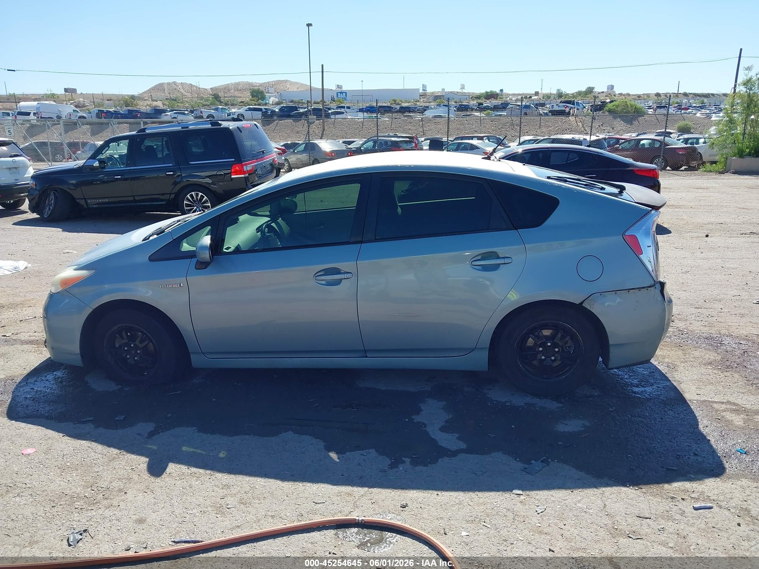 2013 Toyota Prius Two Light Blue vin: JTDKN3DU4D5572920