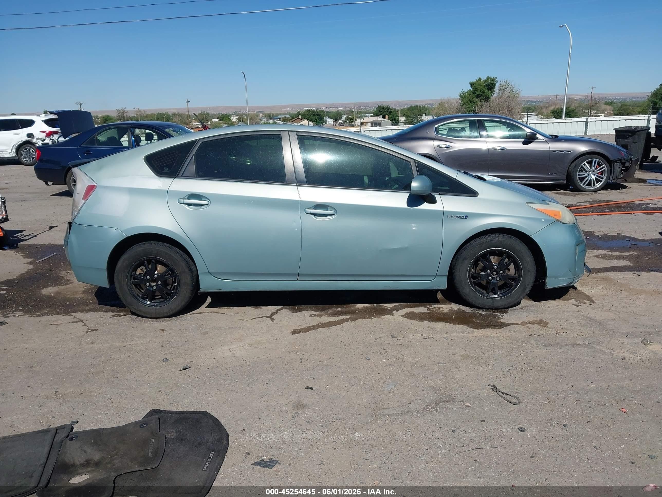2013 Toyota Prius Two Light Blue vin: JTDKN3DU4D5572920