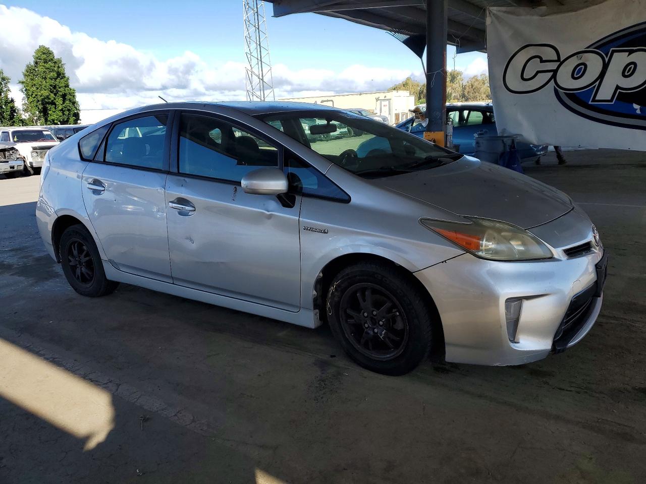 2013 Toyota Prius Silver vin: JTDKN3DU4D5575462