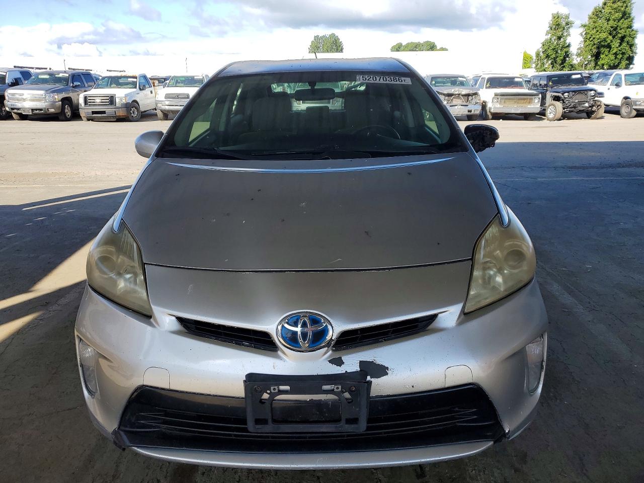 2013 Toyota Prius Silver vin: JTDKN3DU4D5575462