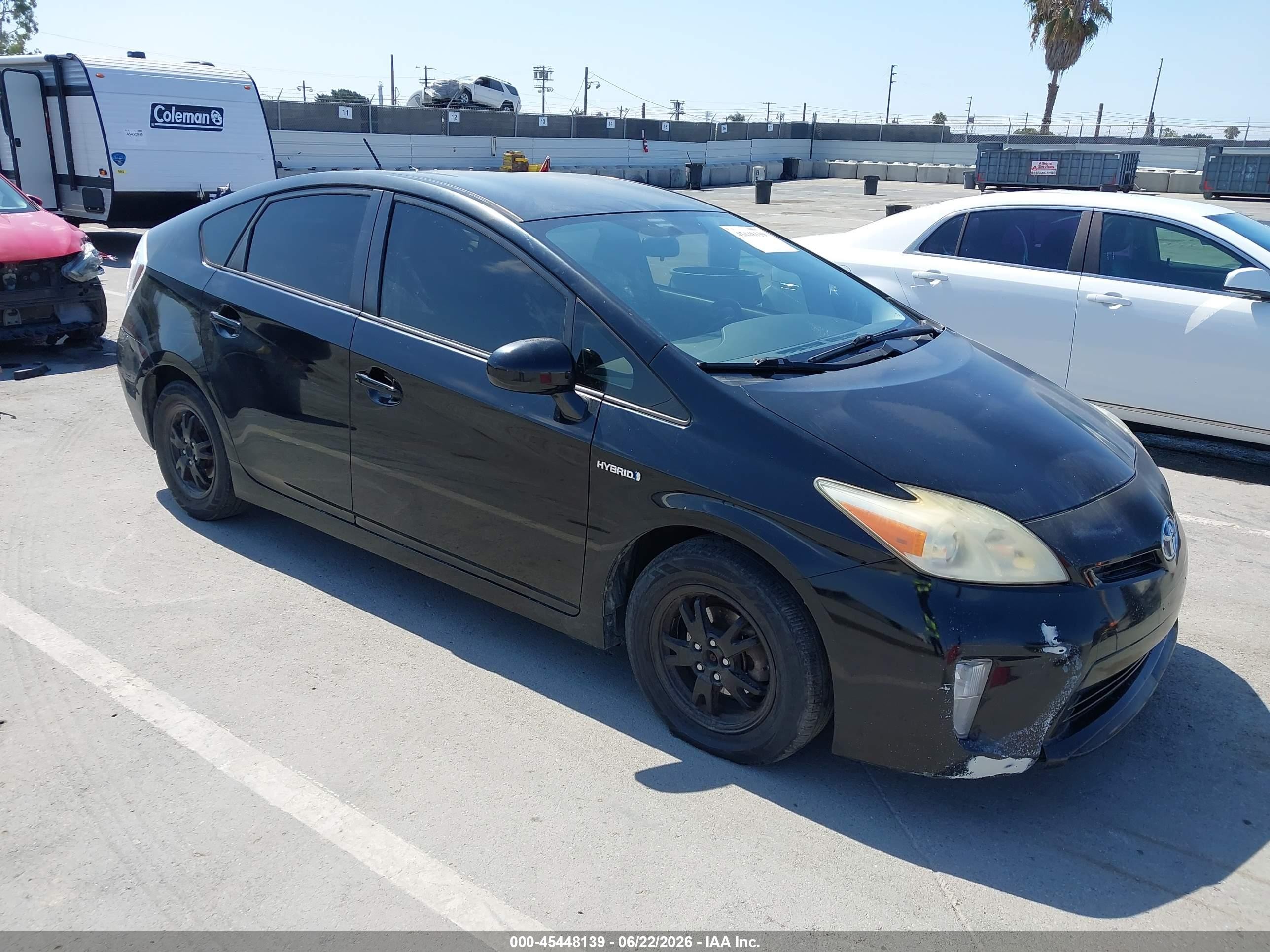 2013 Toyota Prius Three Black vin: JTDKN3DU4D5576241