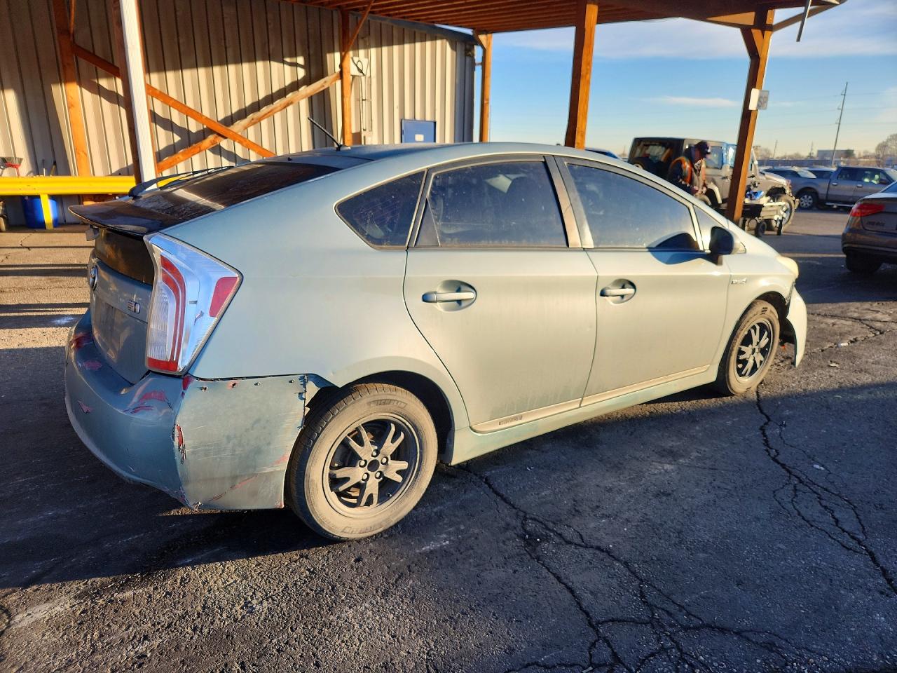 2013 Toyota Prius Turquoise vin: JTDKN3DU4D5589488