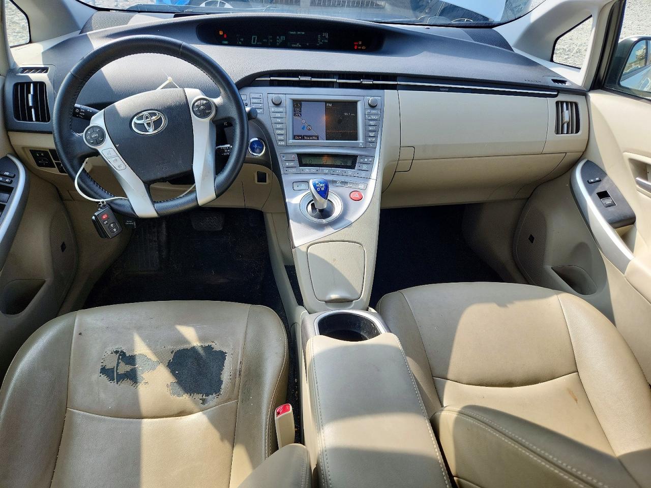 2013 Toyota Prius Four White vin: JTDKN3DU4D5679014