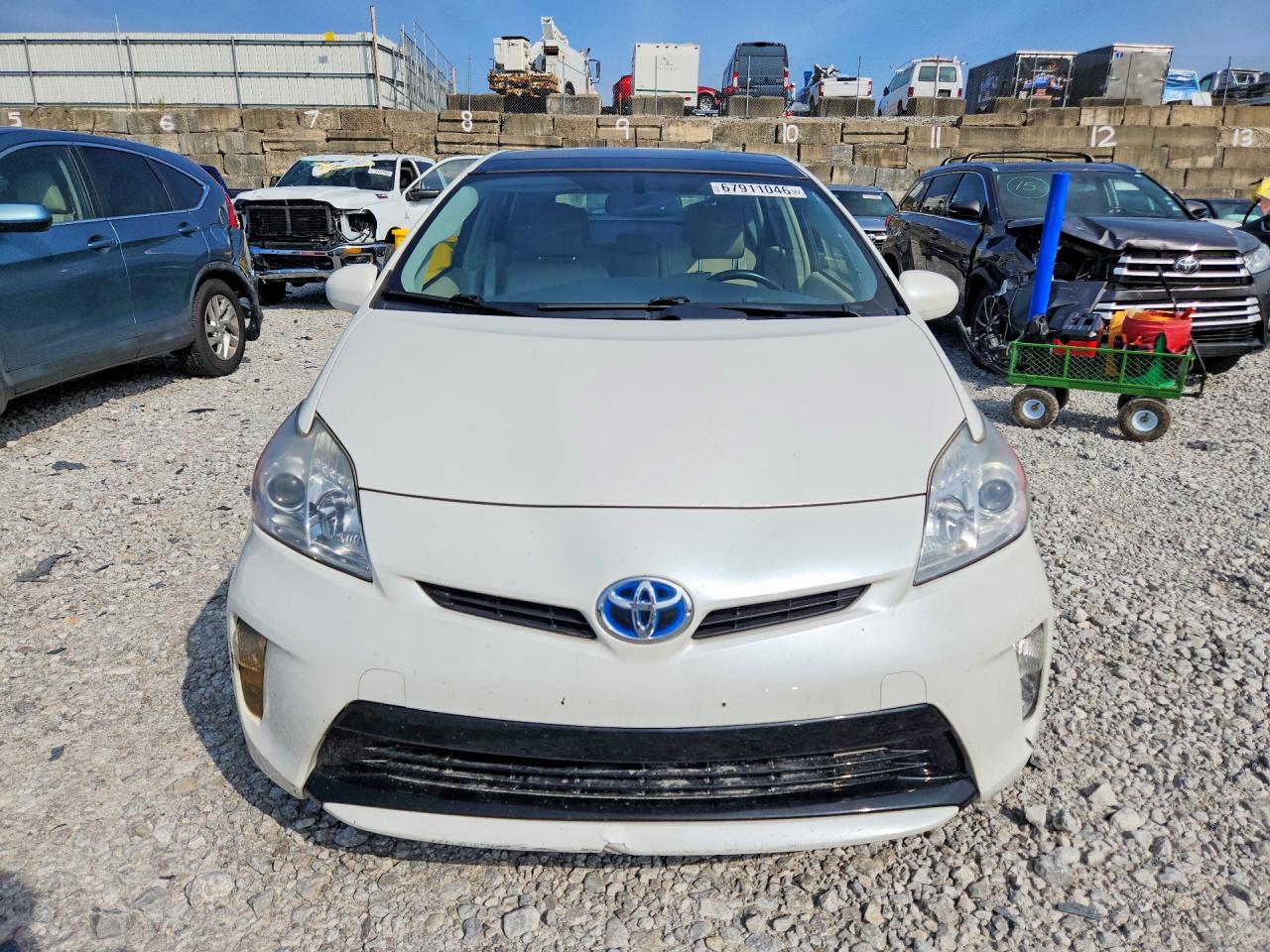 2013 Toyota Prius Four White vin: JTDKN3DU4D5679014
