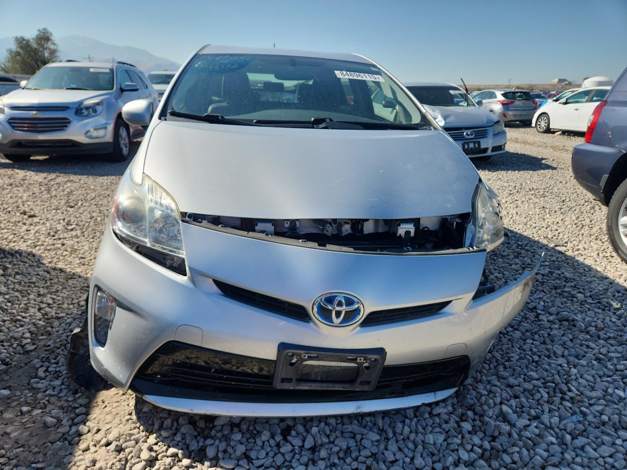2014 Toyota Prius Silver vin: JTDKN3DU4E0366754