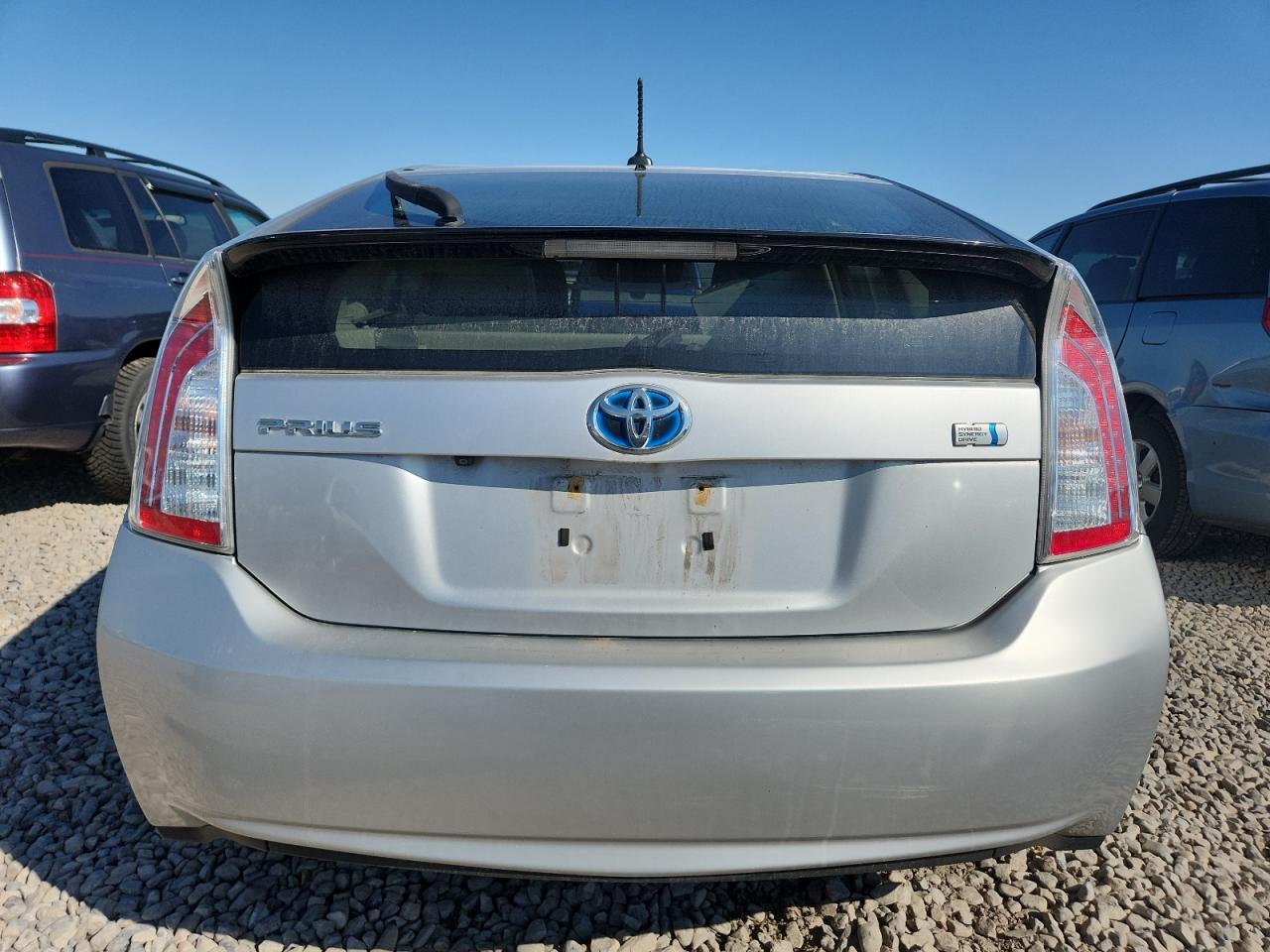2014 Toyota Prius Silver vin: JTDKN3DU4E0366754