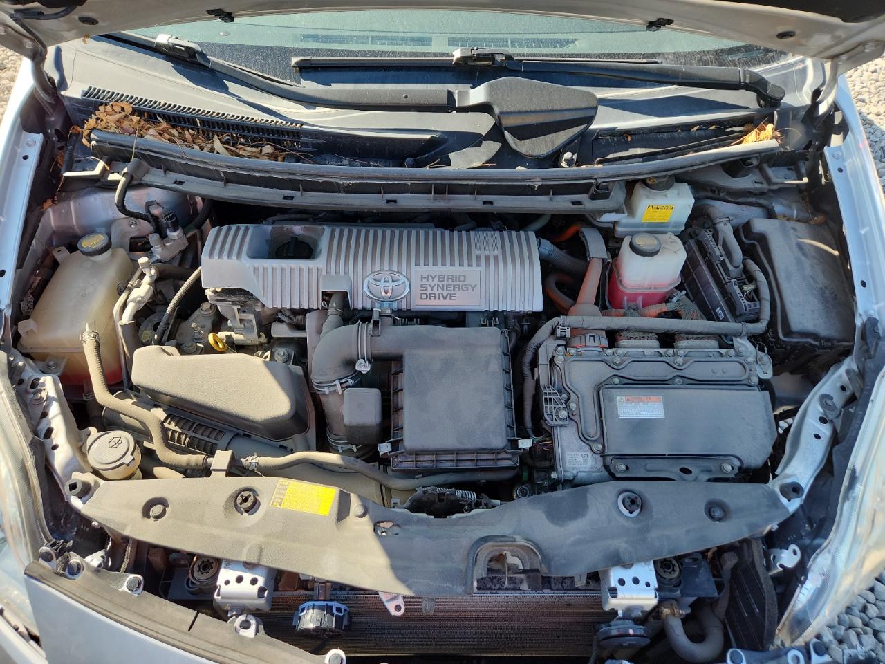 2014 Toyota Prius Silver vin: JTDKN3DU4E0366754