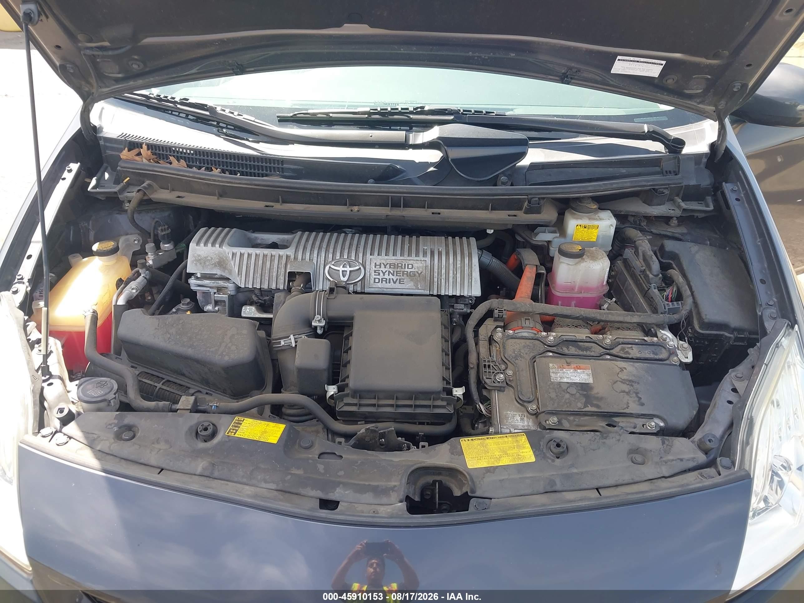 2014 Toyota Prius Two Gray vin: JTDKN3DU4E1749992