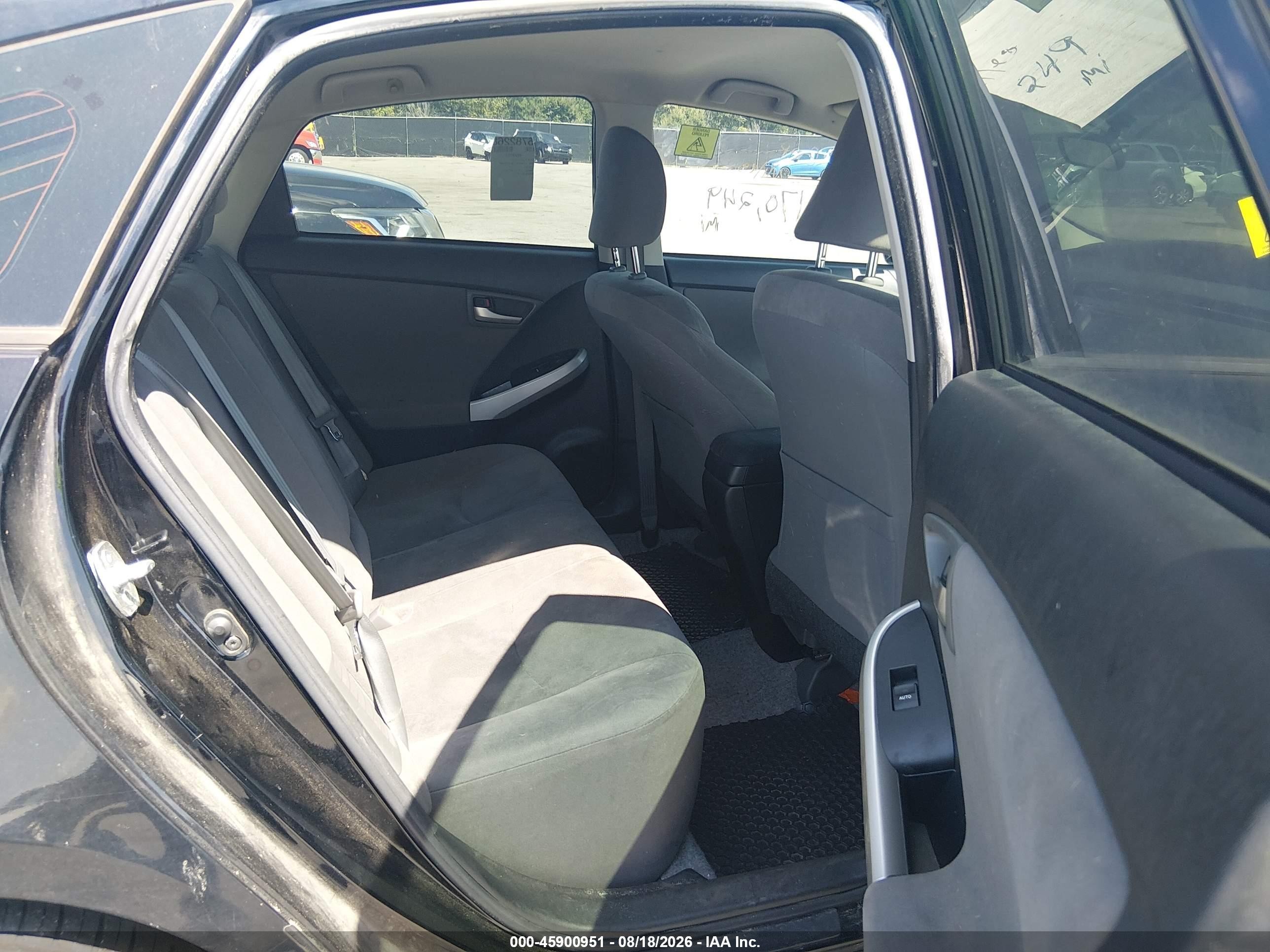 2014 Toyota Prius Two Black vin: JTDKN3DU4E1756084