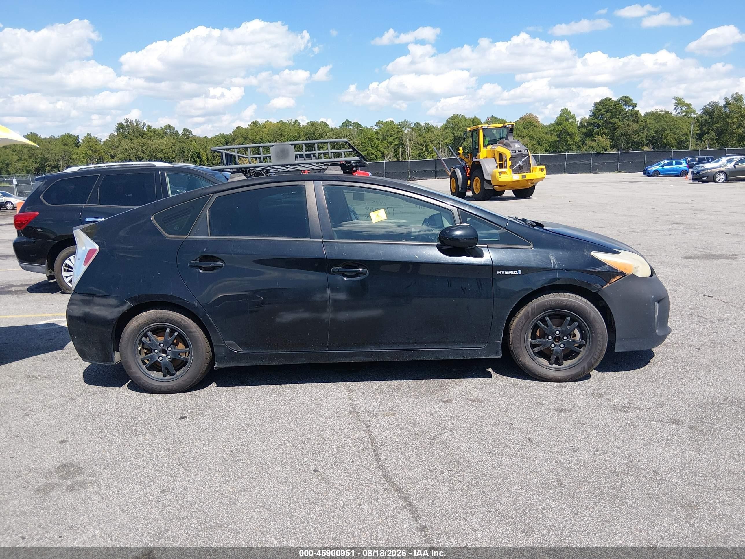 2014 Toyota Prius Two Black vin: JTDKN3DU4E1756084