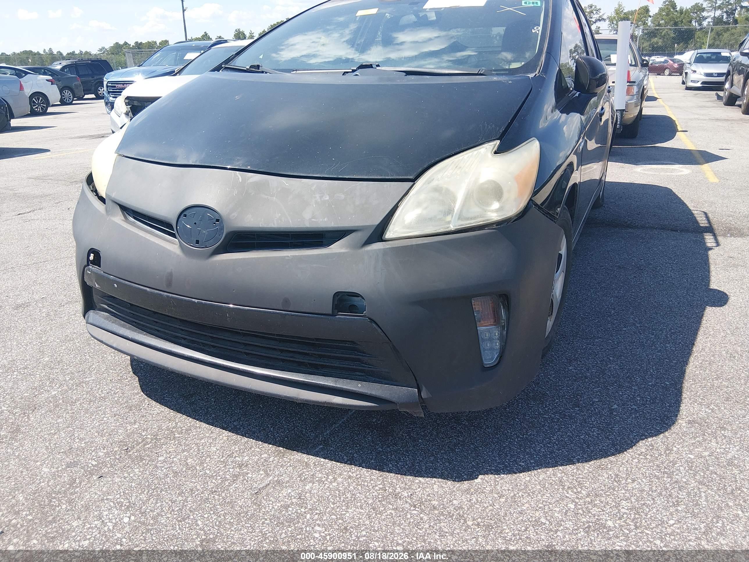 2014 Toyota Prius Two Black vin: JTDKN3DU4E1756084