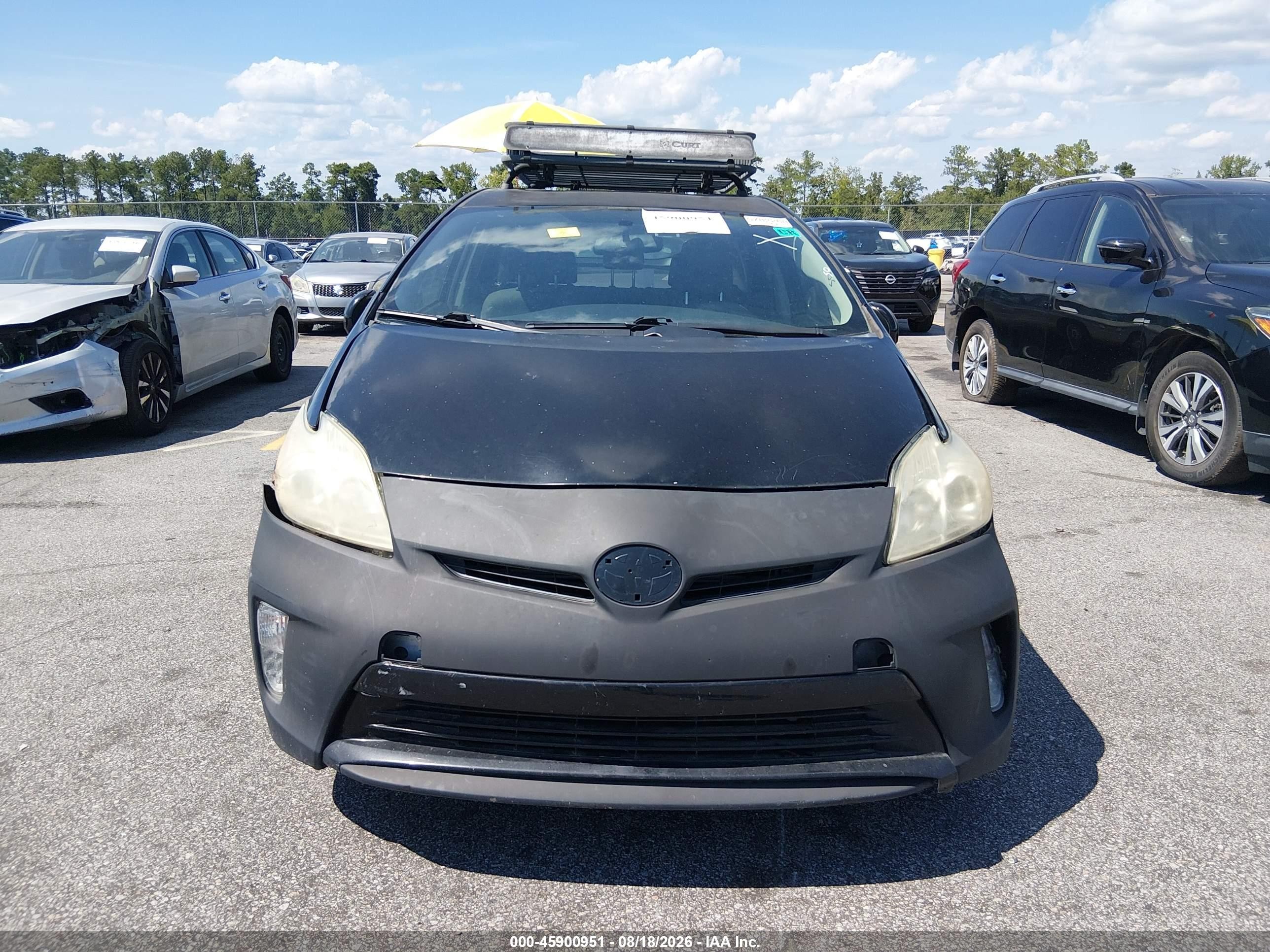2014 Toyota Prius Two Black vin: JTDKN3DU4E1756084