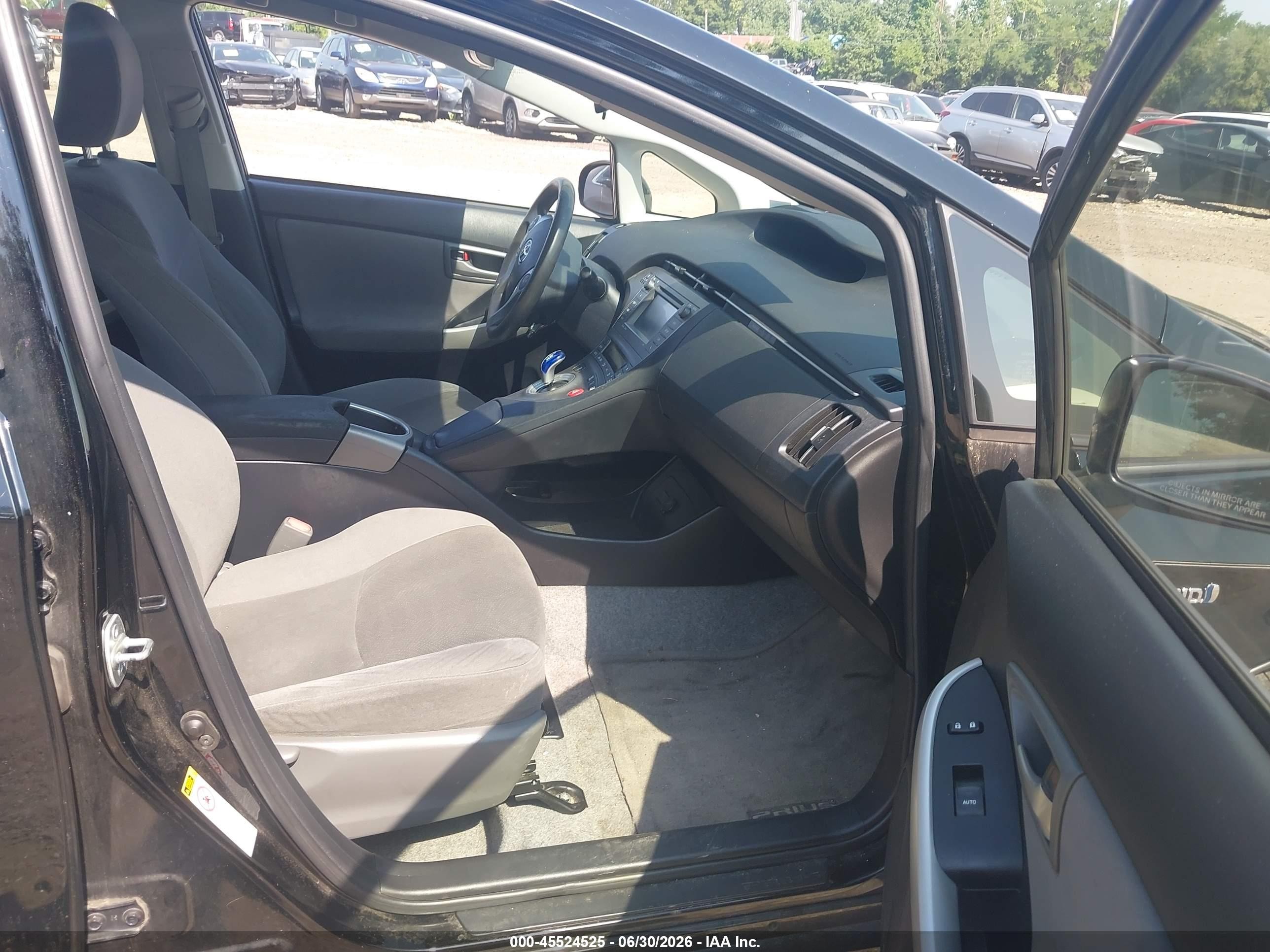 2014 Toyota Prius Three Black vin: JTDKN3DU4E1764413