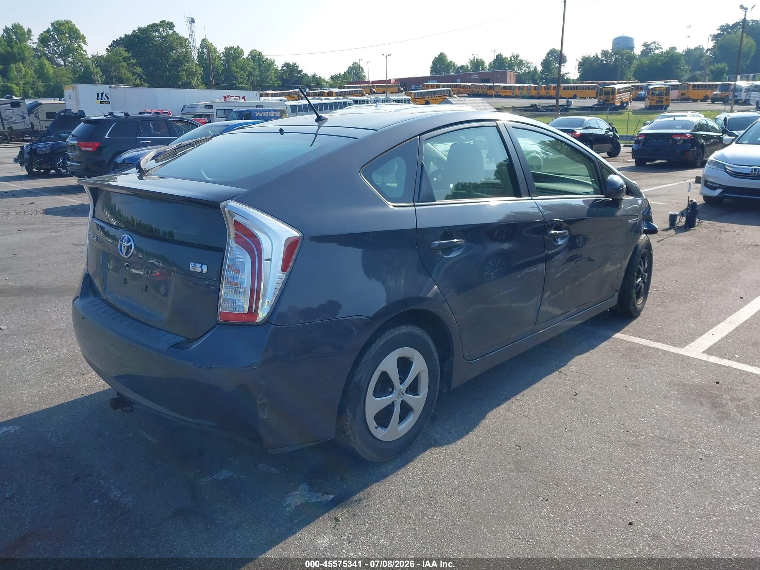 2014 Toyota Prius Two Gray vin: JTDKN3DU4E1770258