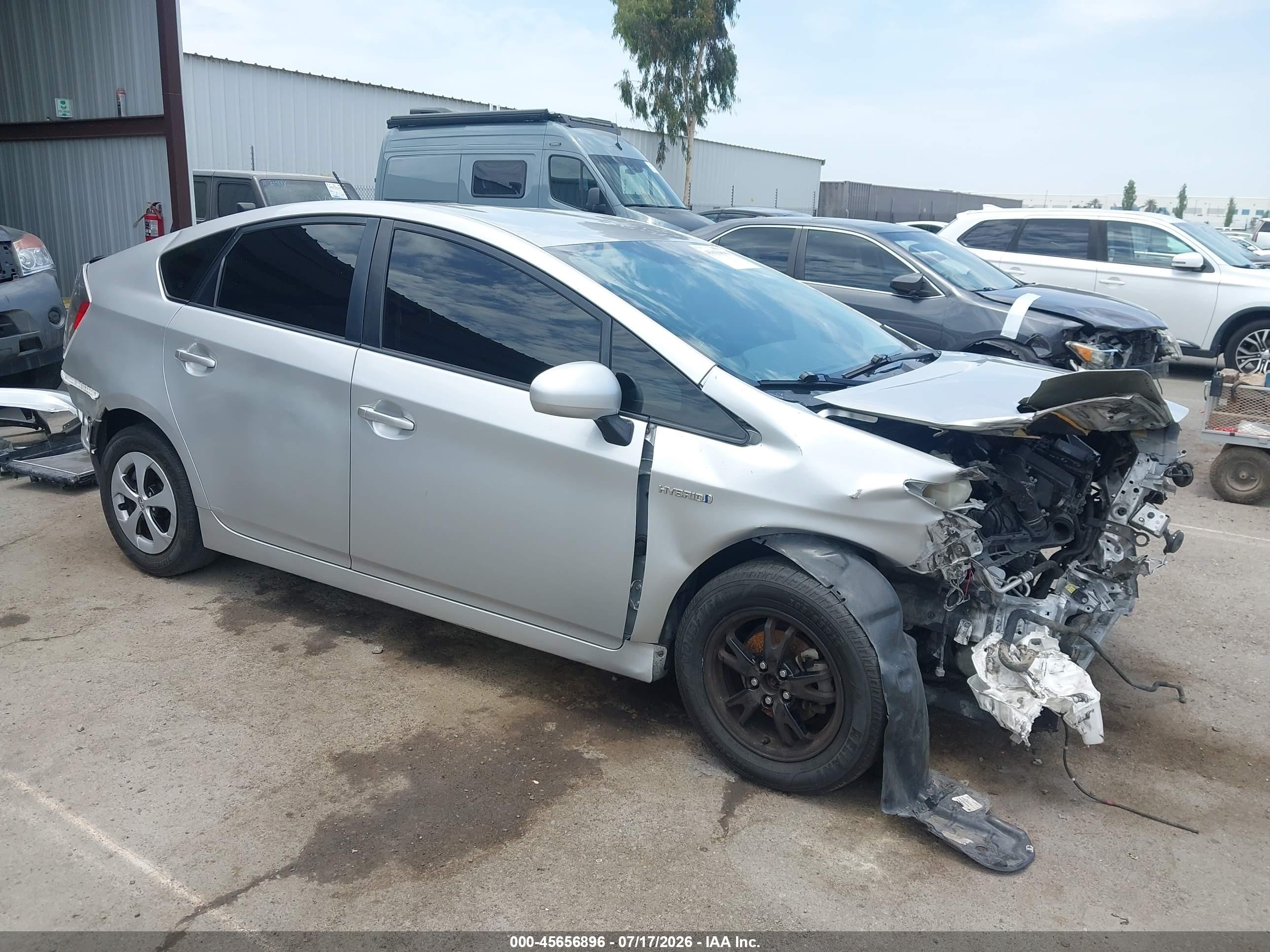 2014 Toyota Prius Two Silver vin: JTDKN3DU4E1771393