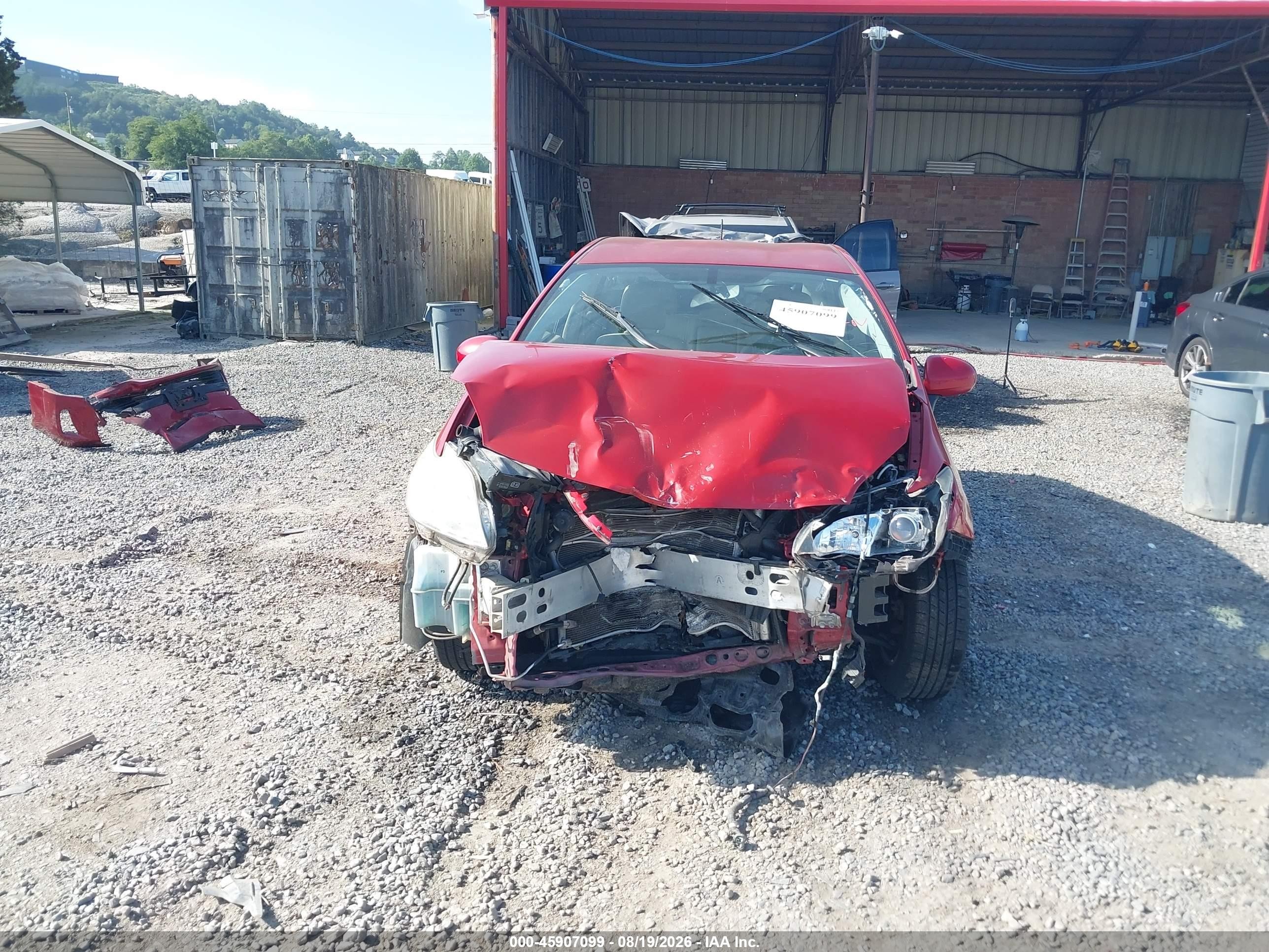2014 Toyota Prius Four Красный vin: JTDKN3DU4E1771488