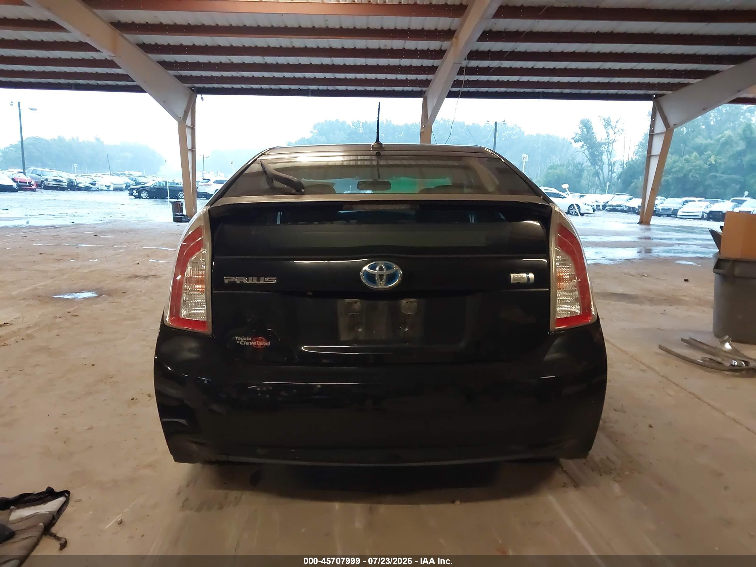 2014 Toyota Prius Four Black vin: JTDKN3DU4E1775217