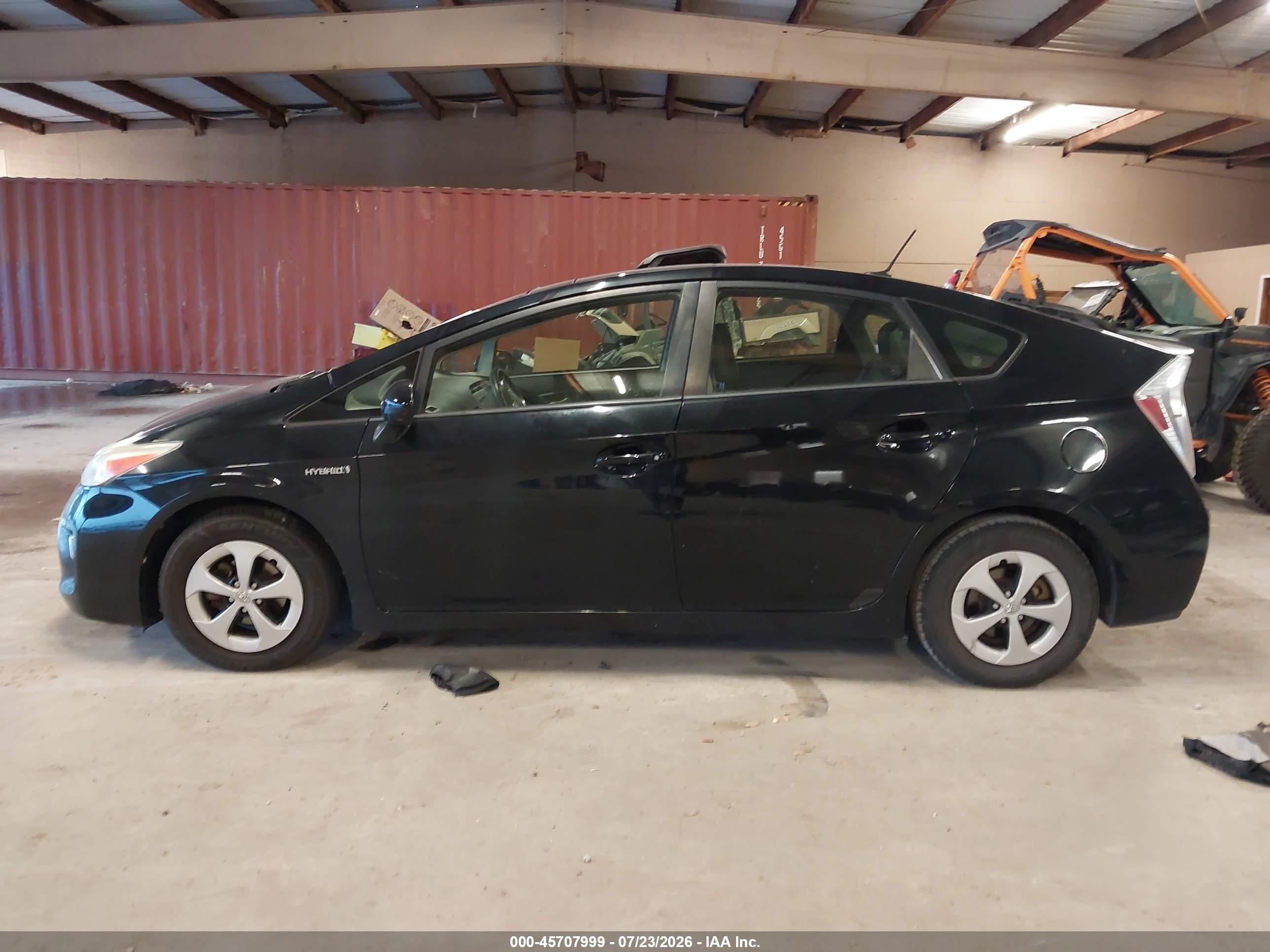 2014 Toyota Prius Four Black vin: JTDKN3DU4E1775217