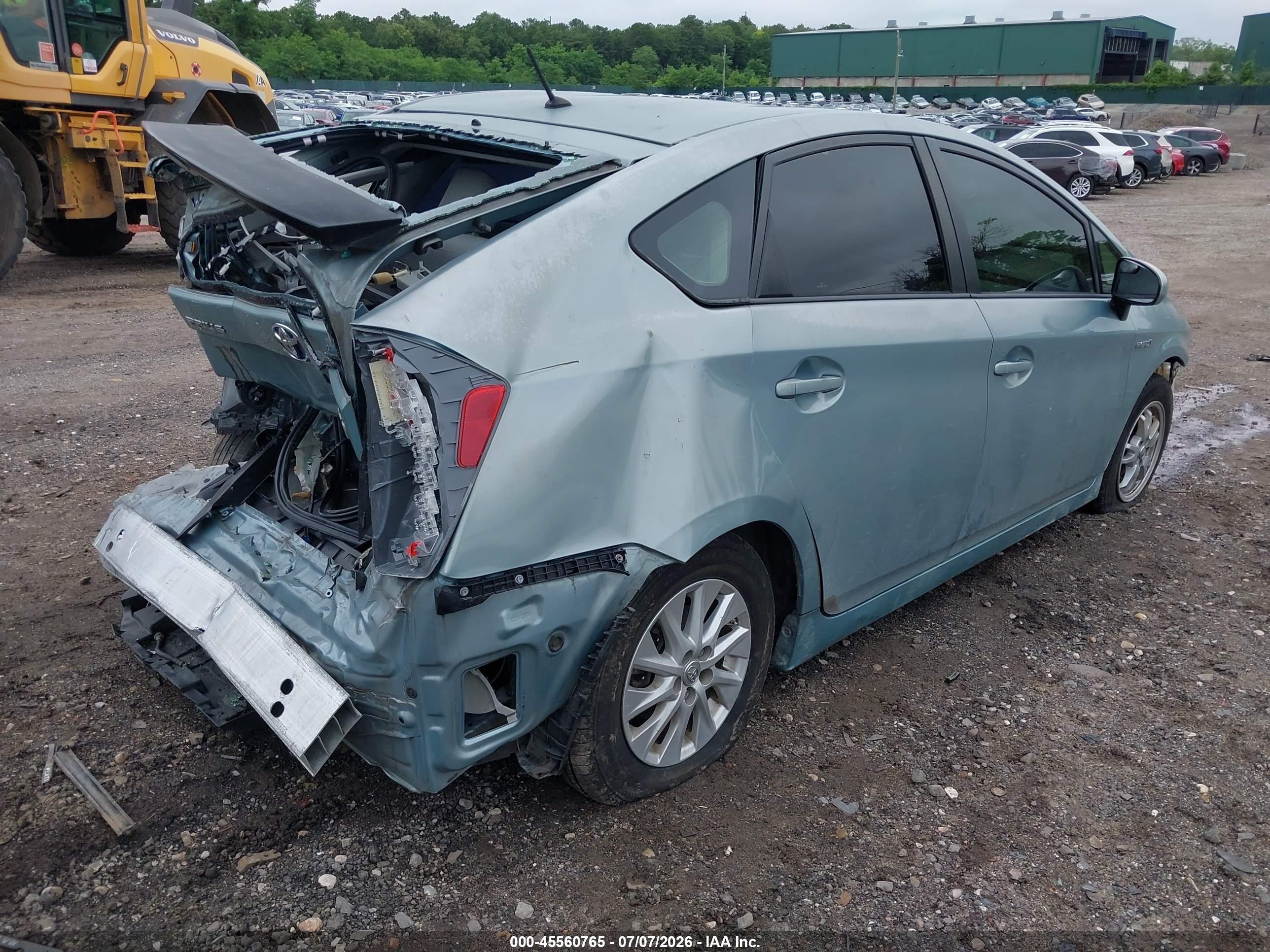 2014 Toyota Prius Two Green vin: JTDKN3DU4E1775282