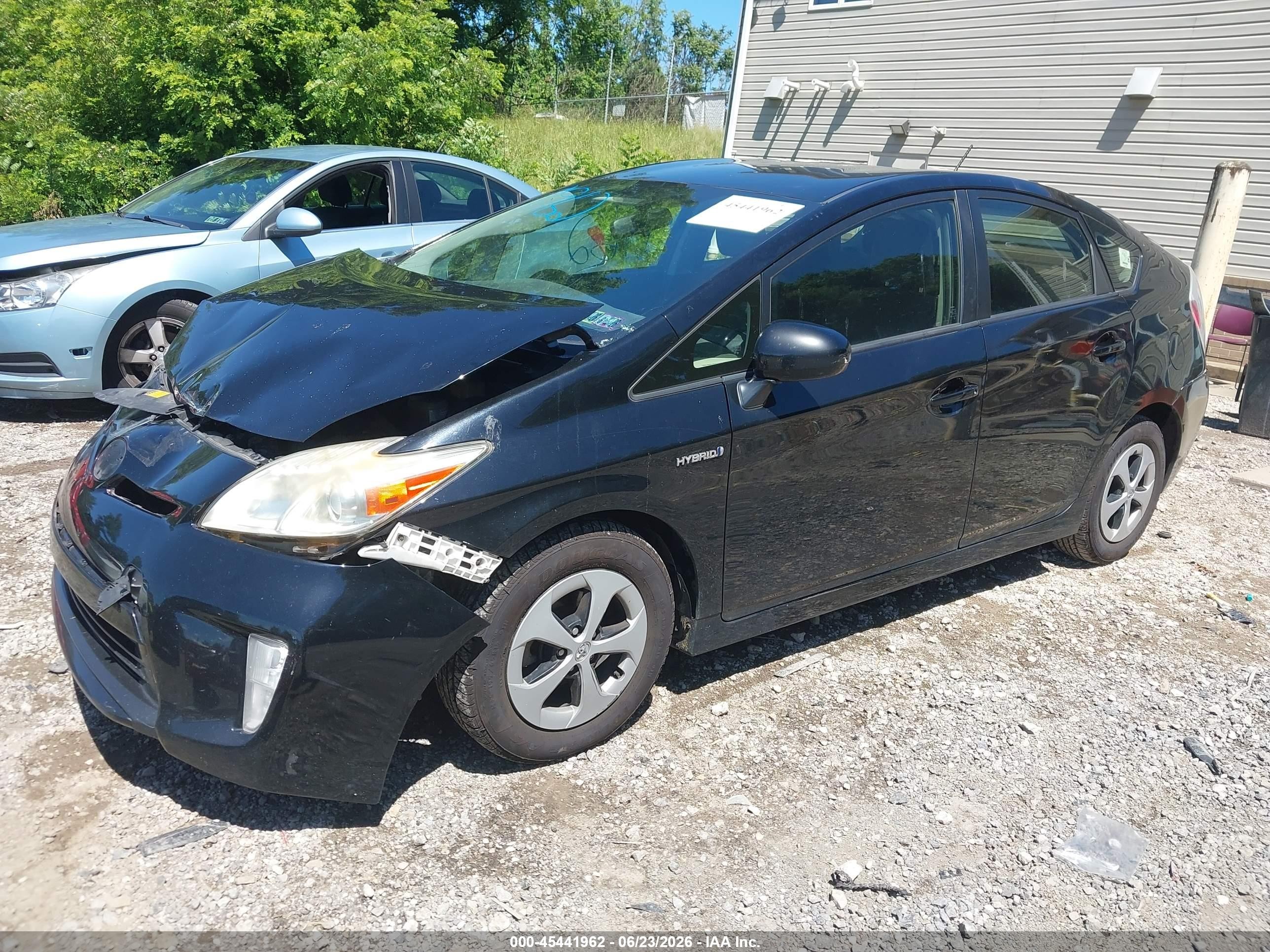 2015 Toyota Prius Two Черный vin: JTDKN3DU4F0397987