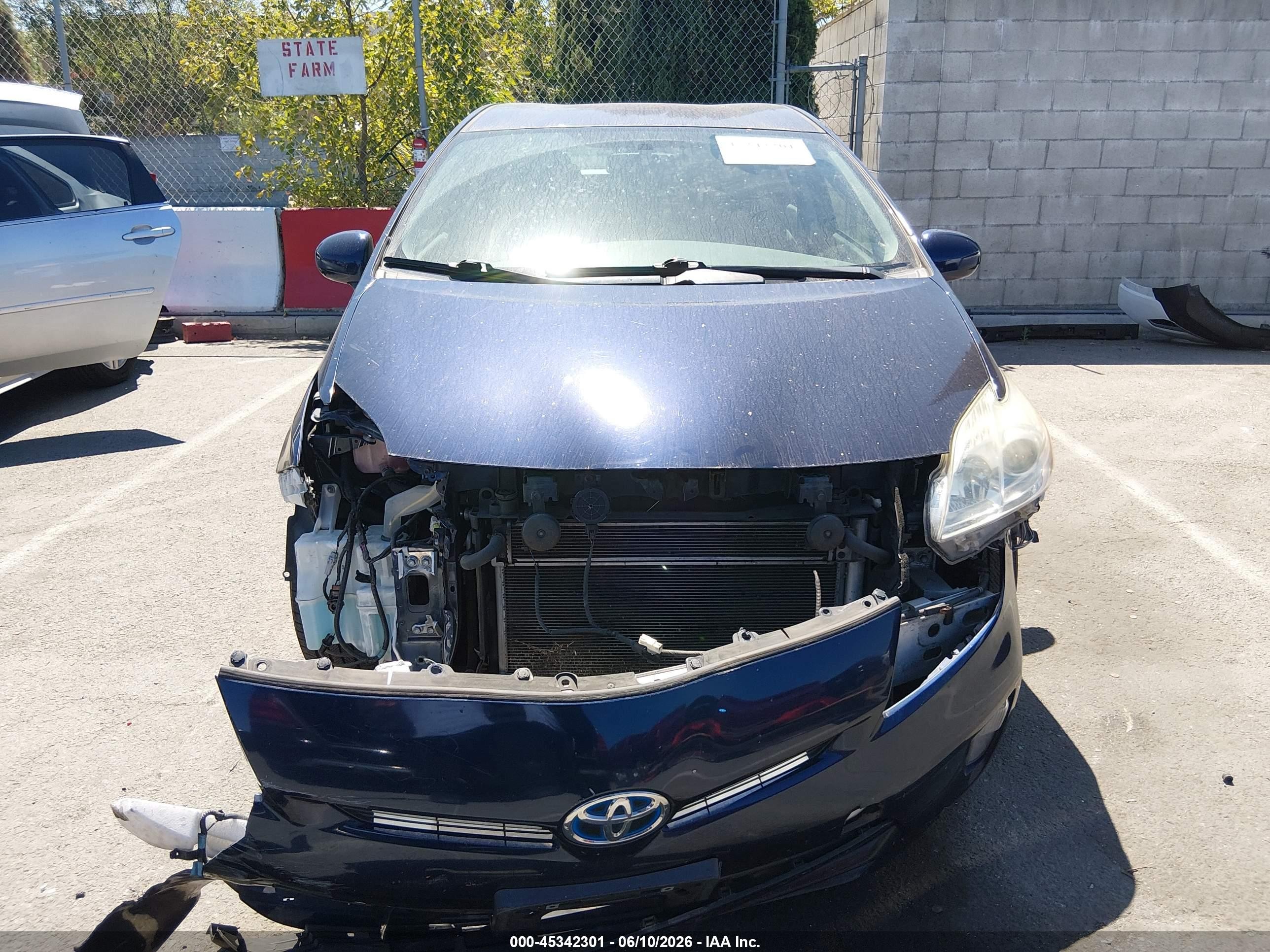 2015 Toyota Prius Two Dark Blue vin: JTDKN3DU4F0401973