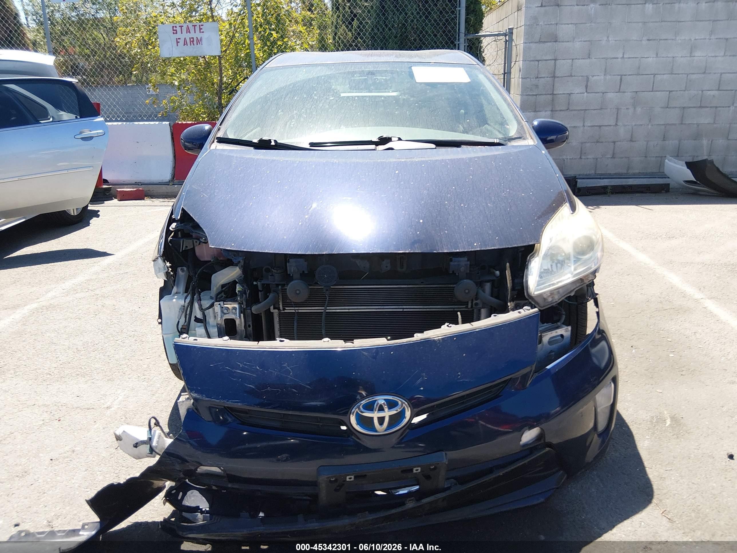 2015 Toyota Prius Two Dark Blue vin: JTDKN3DU4F0401973