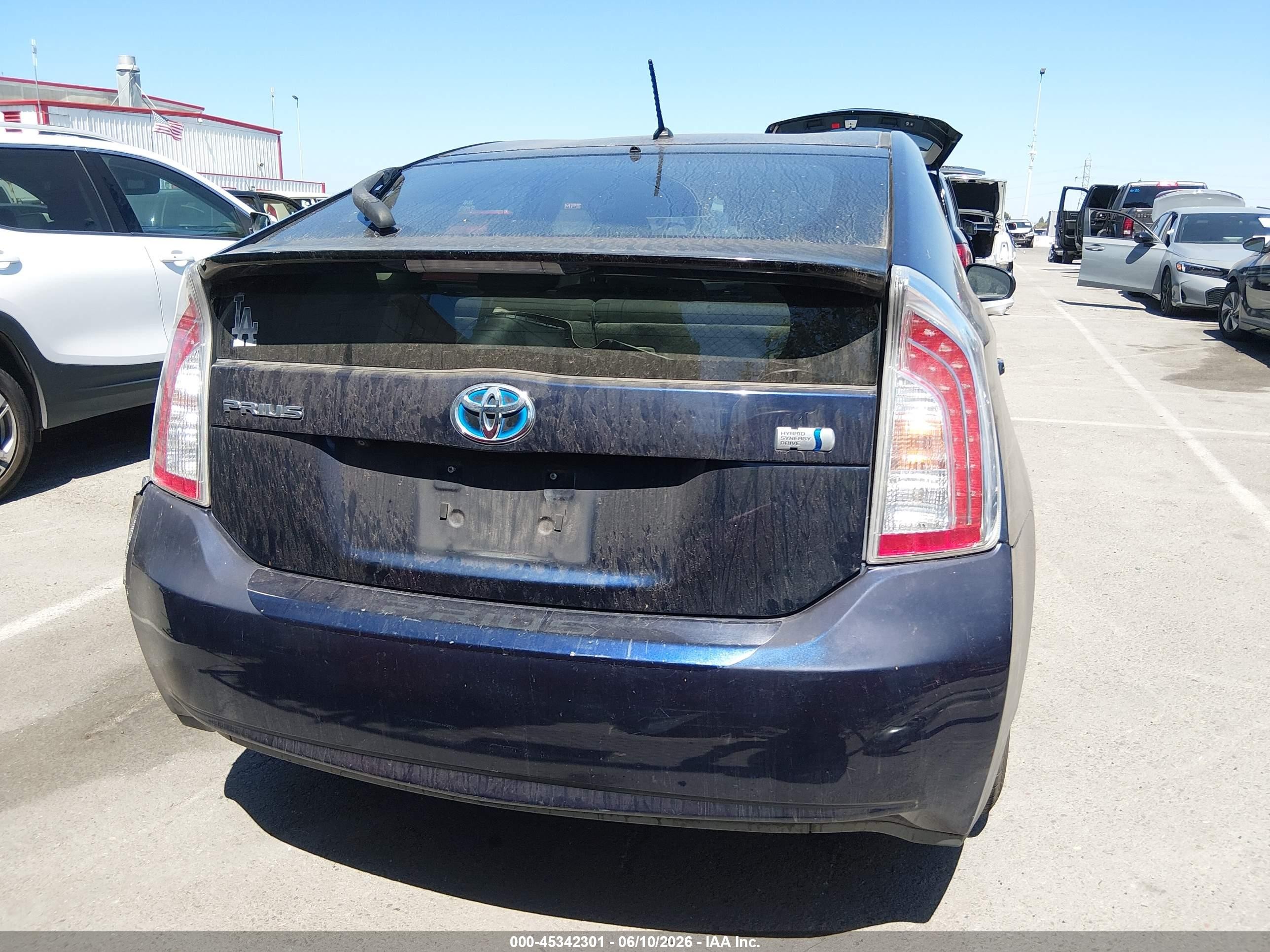 2015 Toyota Prius Two Dark Blue vin: JTDKN3DU4F0401973