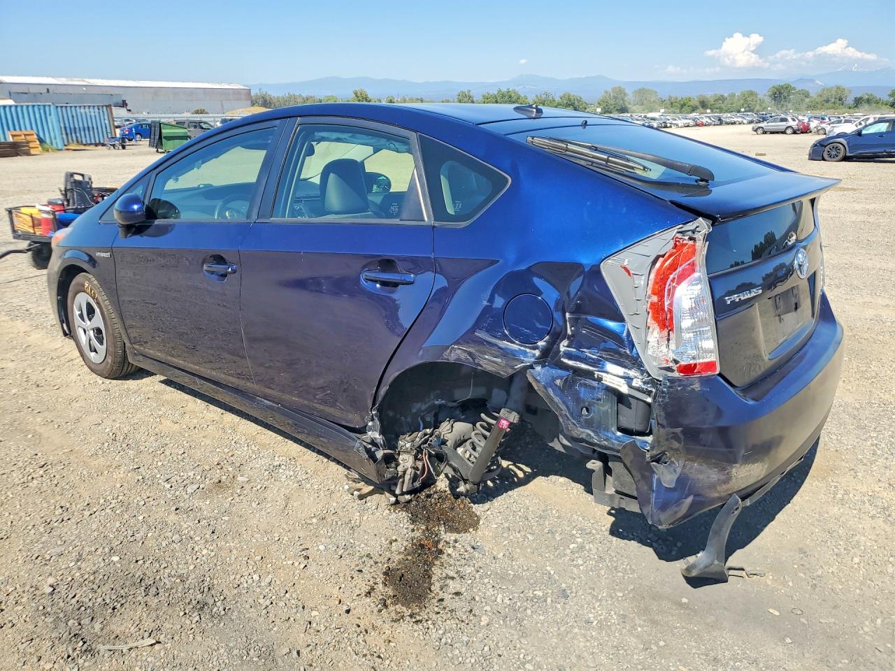 2015 Toyota Prius Four Blue vin: JTDKN3DU4F0425674