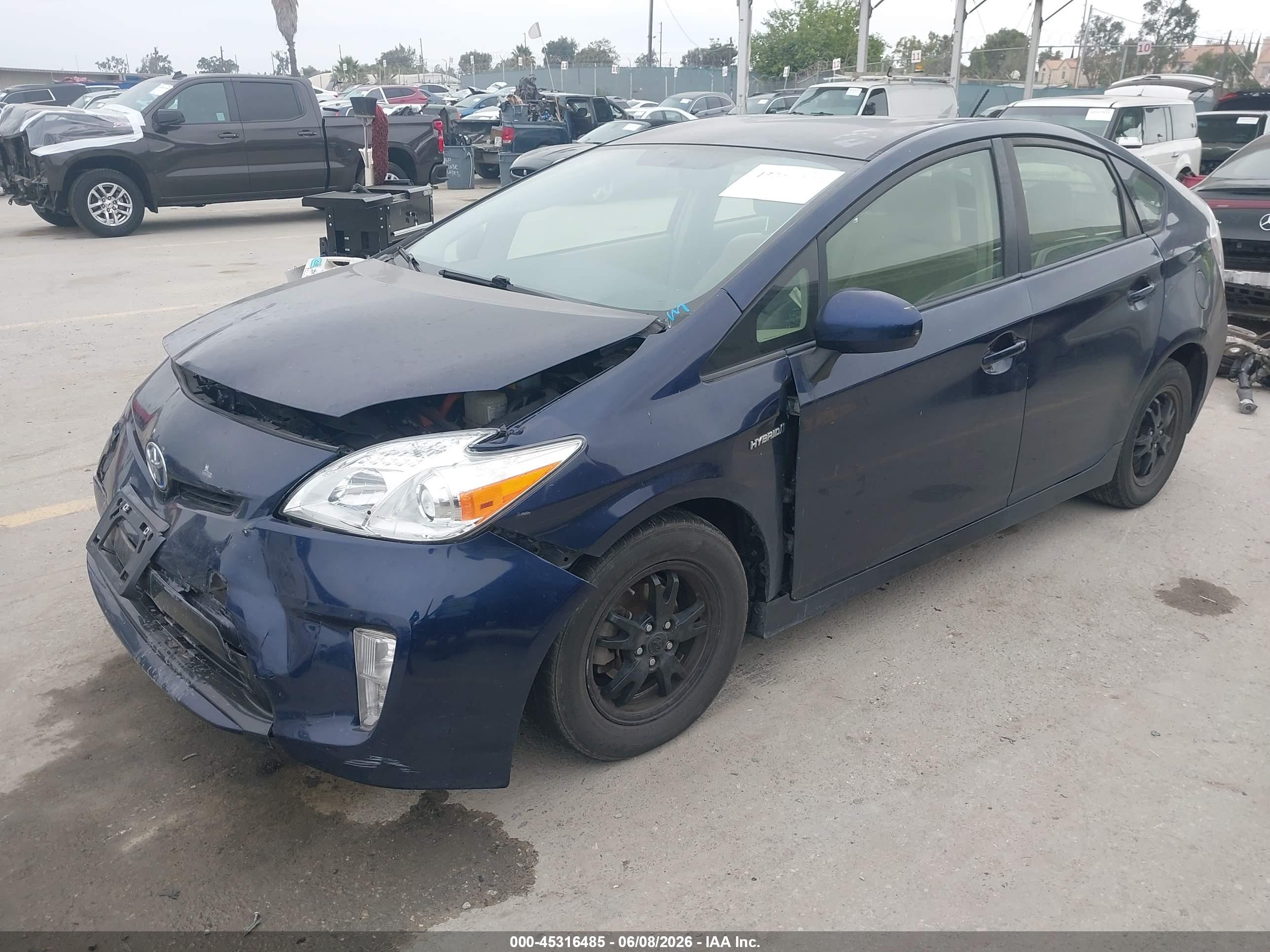 2015 Toyota Prius Three Blue vin: JTDKN3DU4F0438599