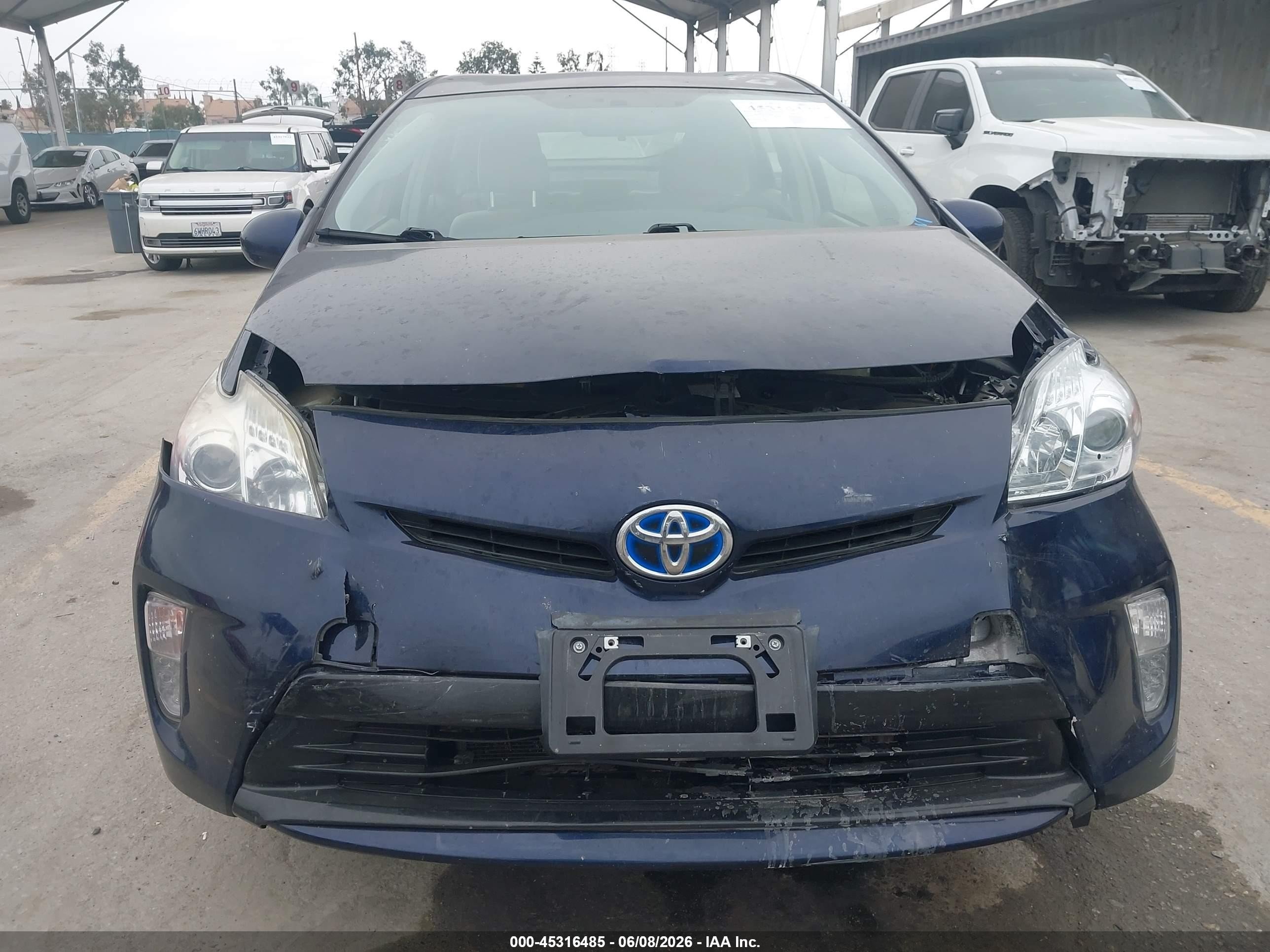 2015 Toyota Prius Three Blue vin: JTDKN3DU4F0438599