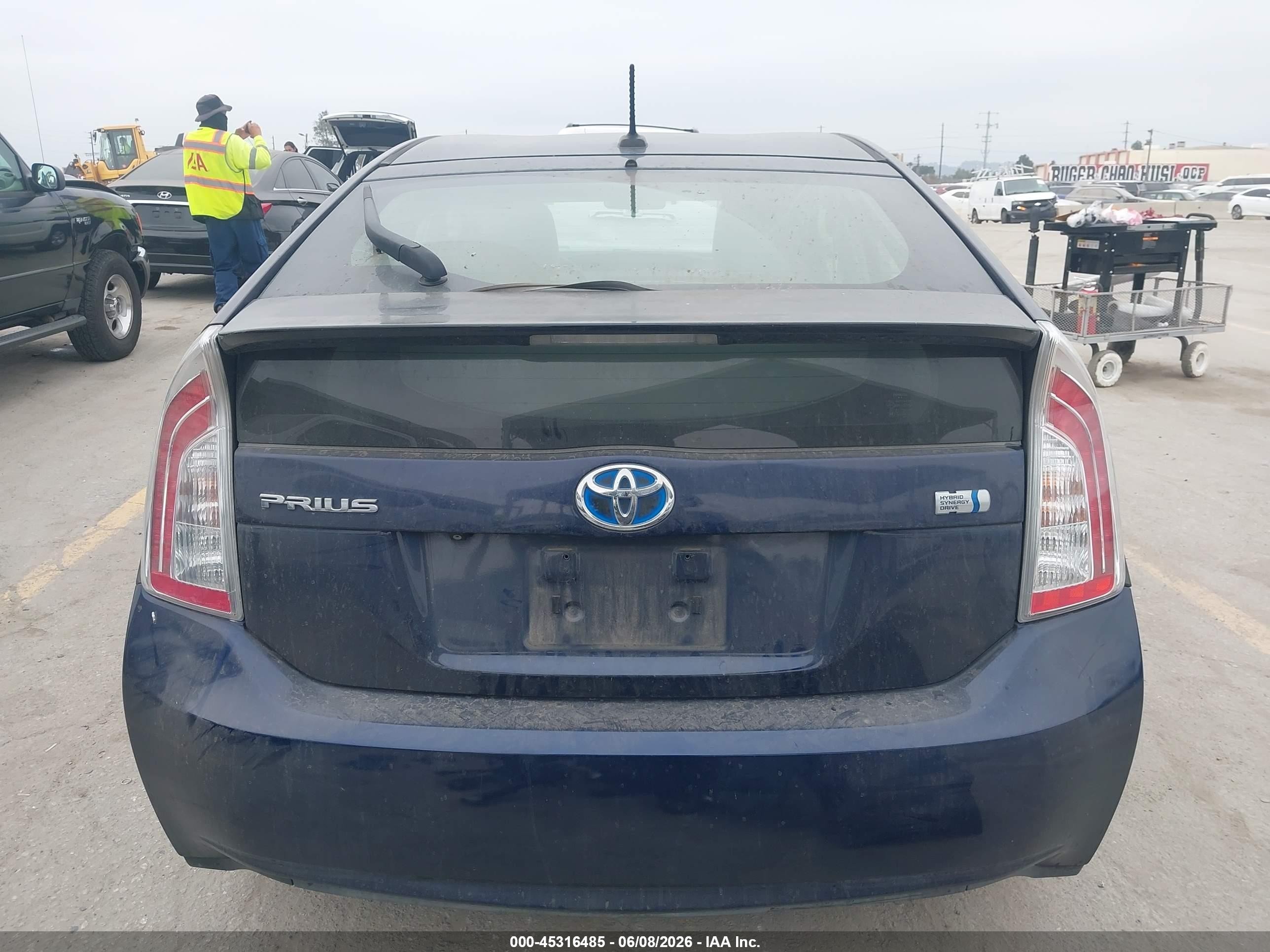 2015 Toyota Prius Three Blue vin: JTDKN3DU4F0438599