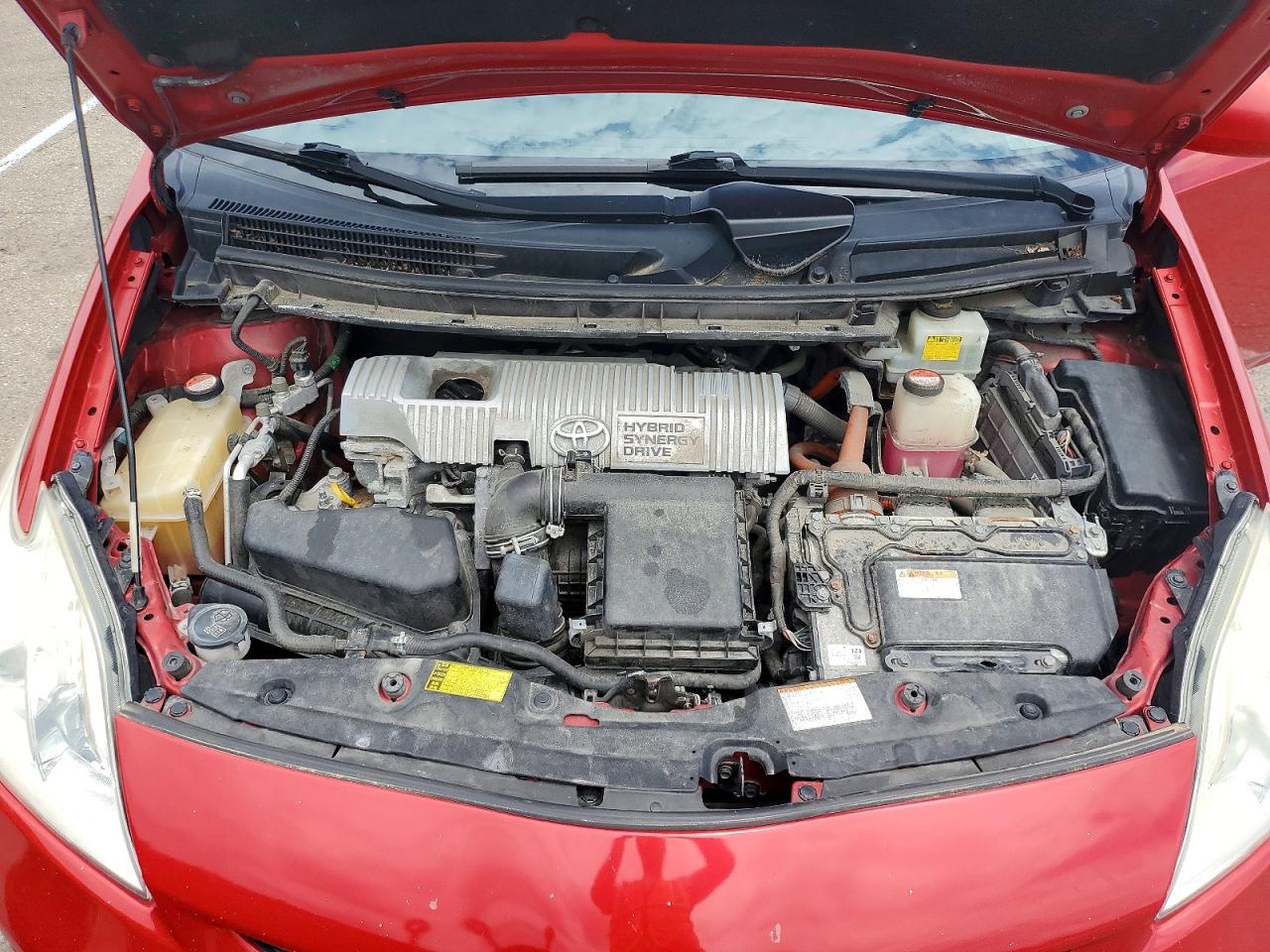 2015 Toyota Prius Two Red vin: JTDKN3DU4F0440823