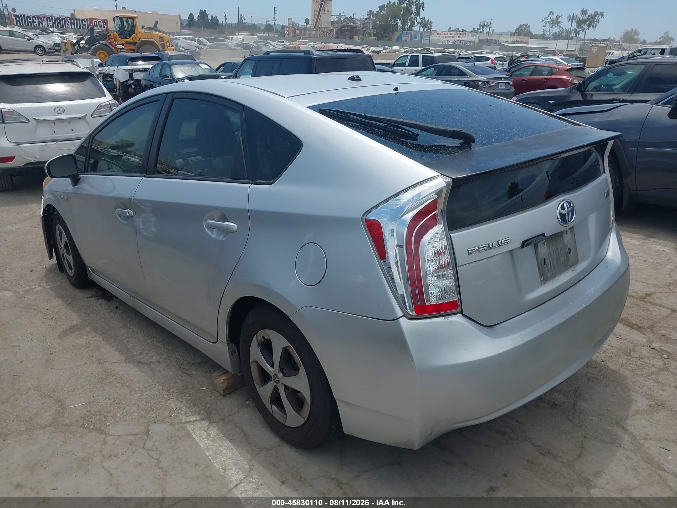 2015 Toyota Prius Two Gray vin: JTDKN3DU4F0445469