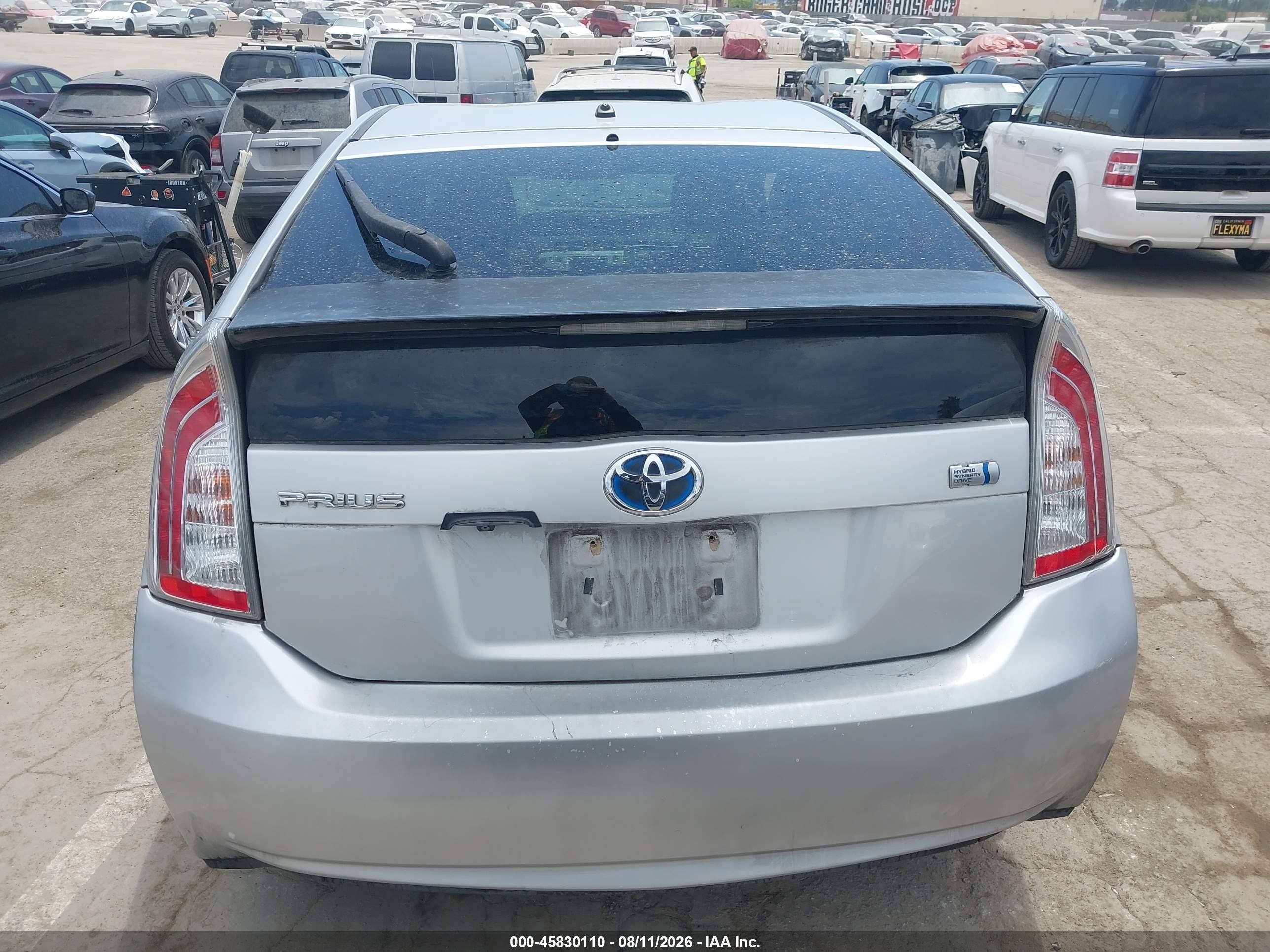2015 Toyota Prius Two Gray vin: JTDKN3DU4F0445469