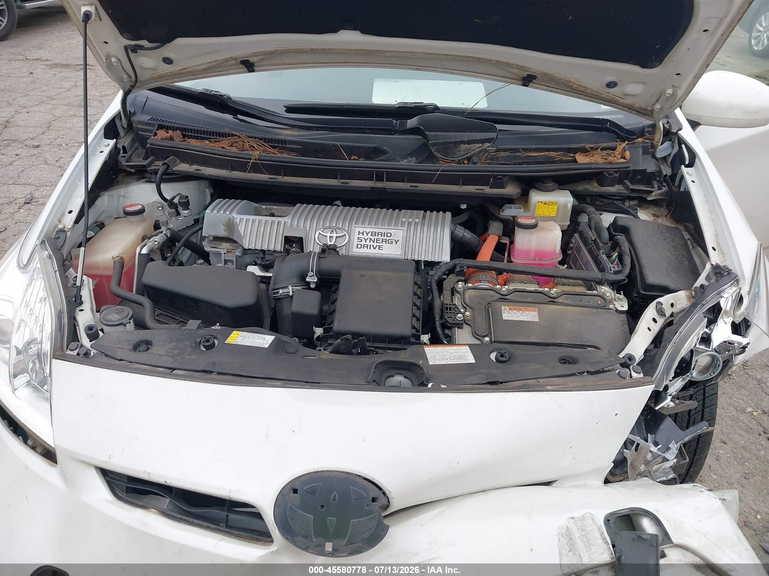 2015 Toyota Prius Two White vin: JTDKN3DU4F0467956