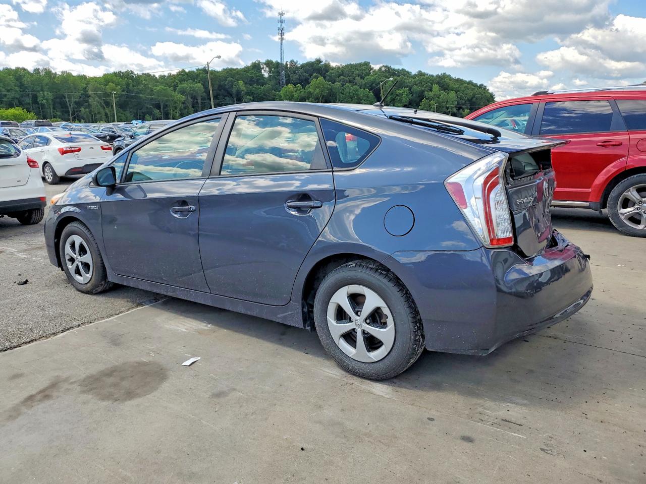 2015 Toyota Prius Two Gray vin: JTDKN3DU4F1874752