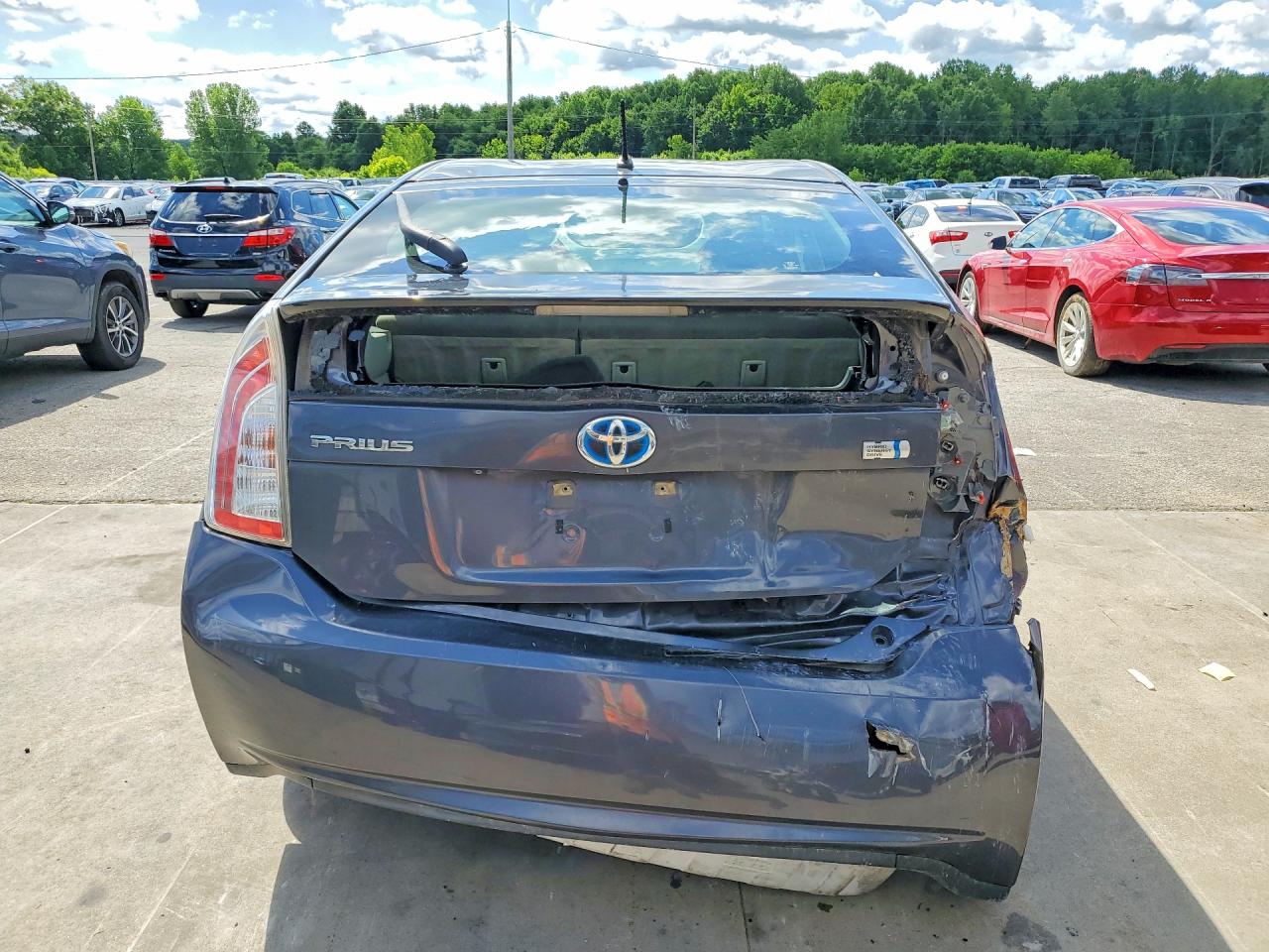2015 Toyota Prius Two Gray vin: JTDKN3DU4F1874752