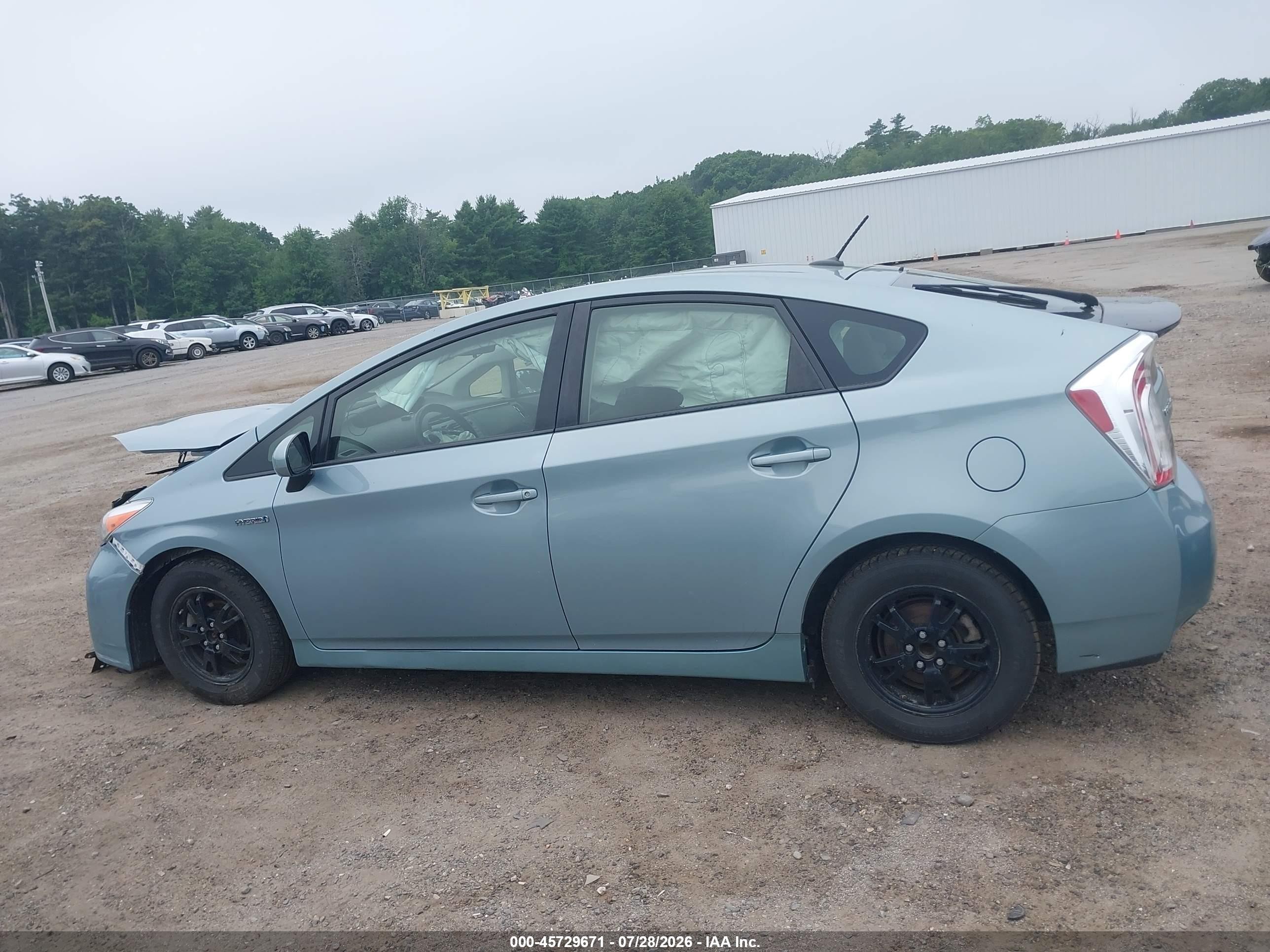 2015 Toyota Prius Three Teal vin: JTDKN3DU4F1886898