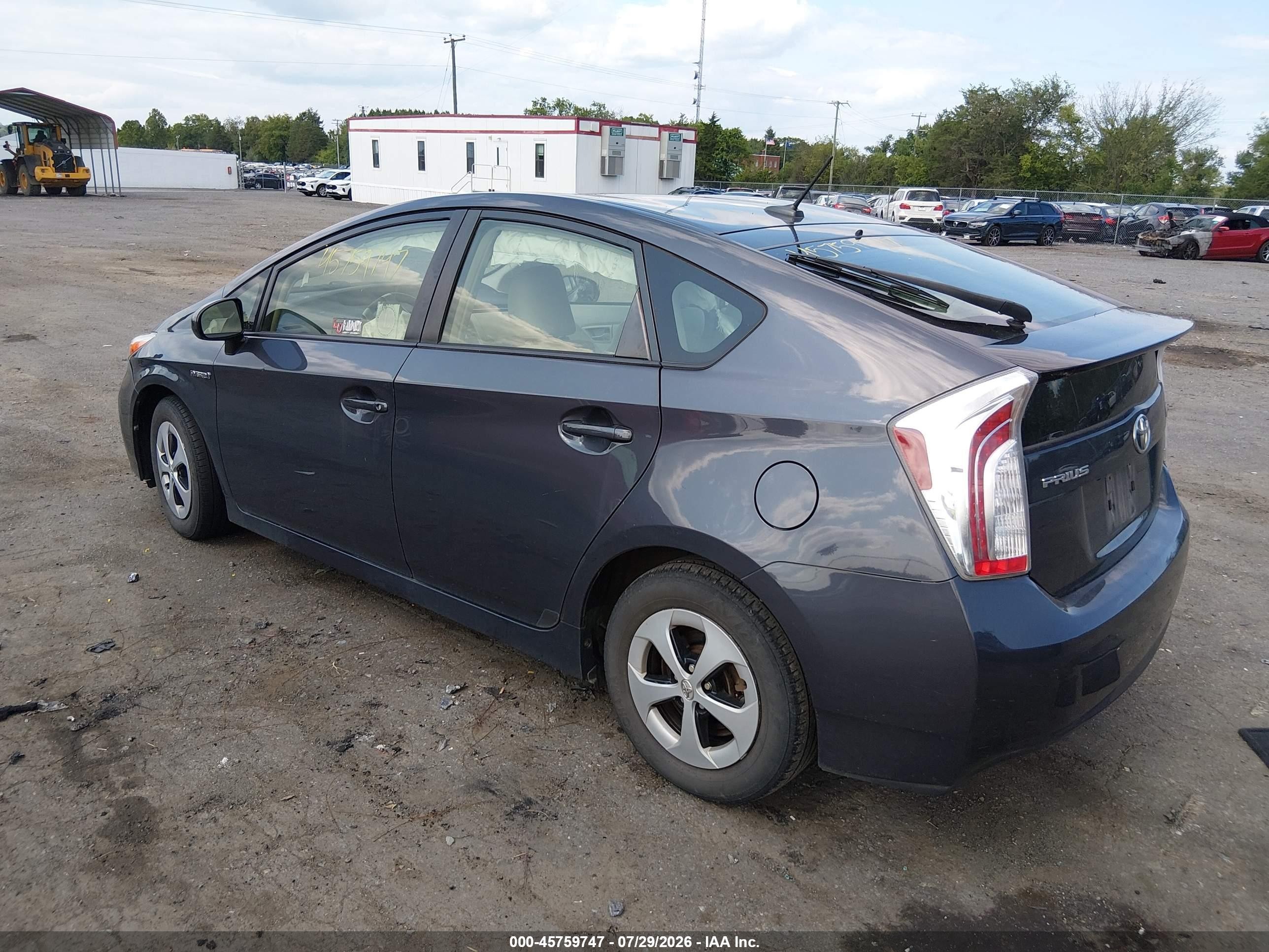 2015 Toyota Prius Three Gray vin: JTDKN3DU4F1898419