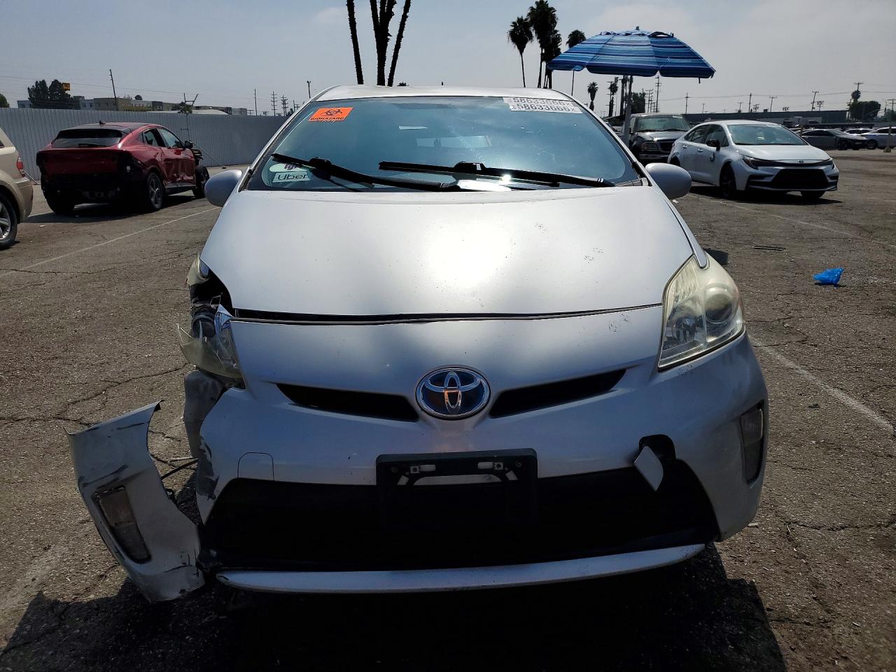 2015 Toyota Prius Two Серебряный vin: JTDKN3DU4F1907636